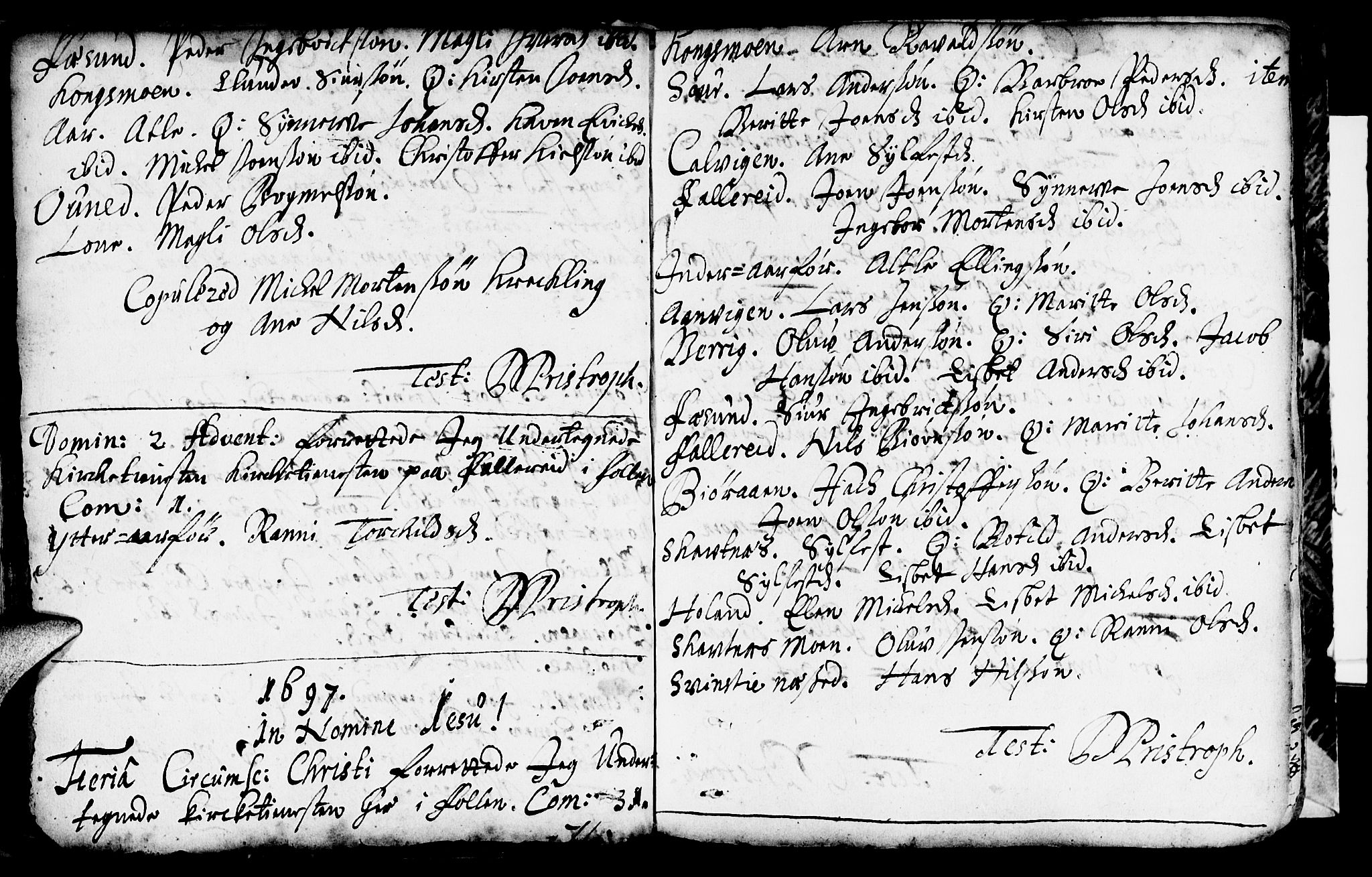 Ministerialprotokoller, klokkerbøker og fødselsregistre - Nord-Trøndelag, SAT/A-1458/783/L0659: Parish register (official) no. 783A01, 1689-1814