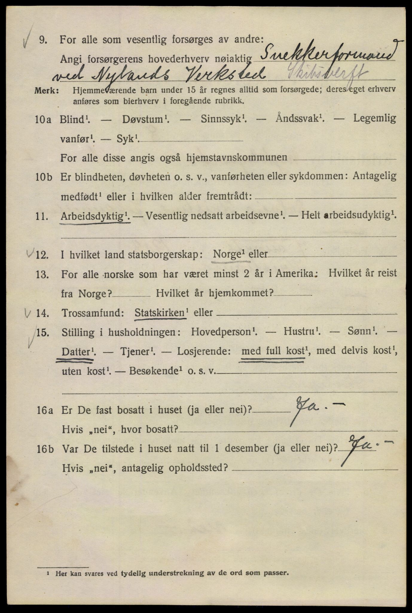 SAO, 1920 census for Kristiania, 1920, p. 405544