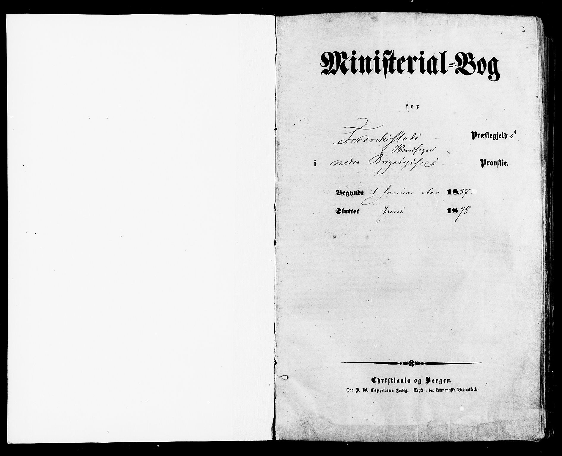 Fredrikstad prestekontor Kirkebøker, SAO/A-11082/F/Fa/L0006: Parish register (official) no. 6, 1857-1878, p. 3