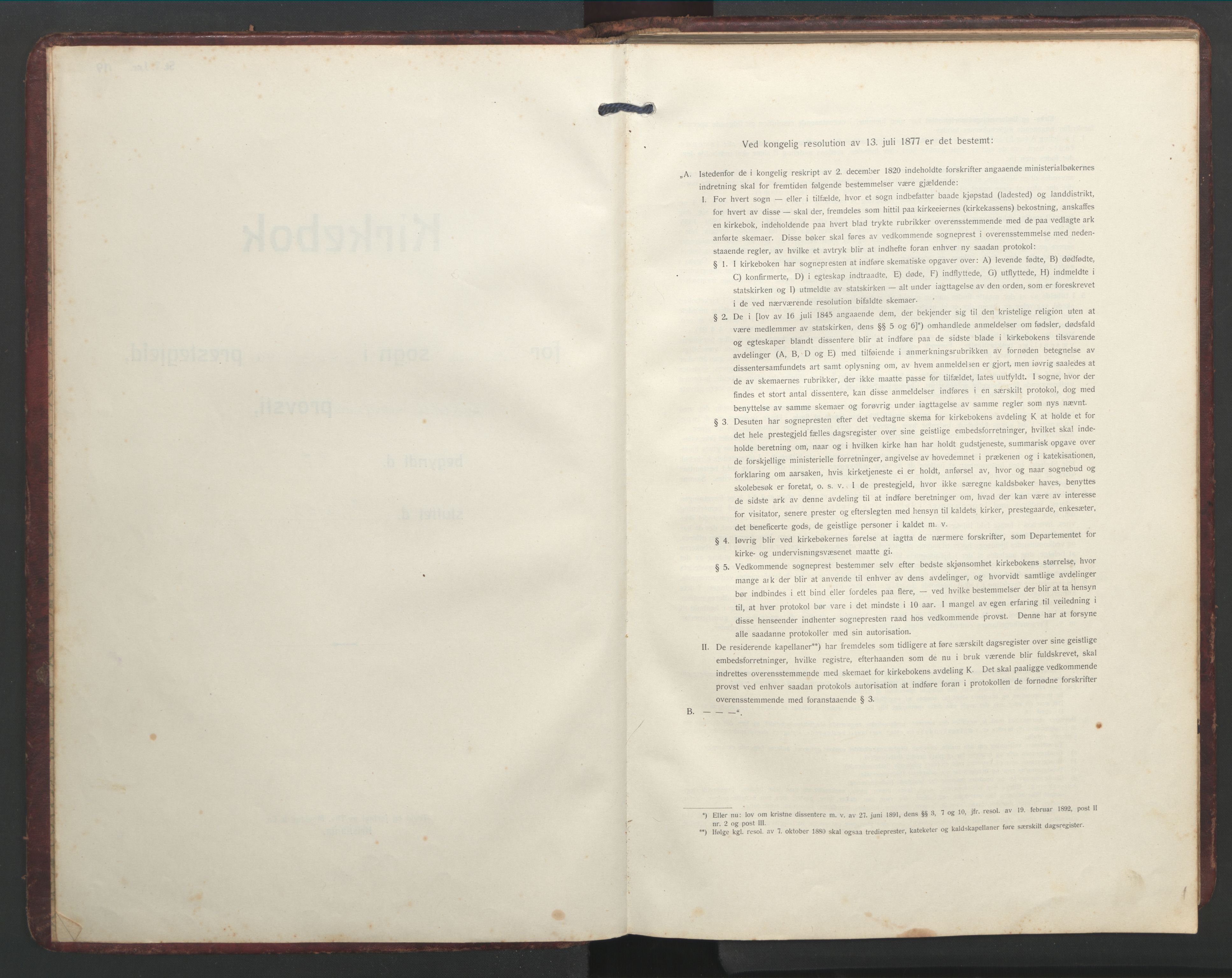 Ministerialprotokoller, klokkerbøker og fødselsregistre - Møre og Romsdal, SAT/A-1454/526/L0384: Parish register (copy) no. 526C01, 1917-1952