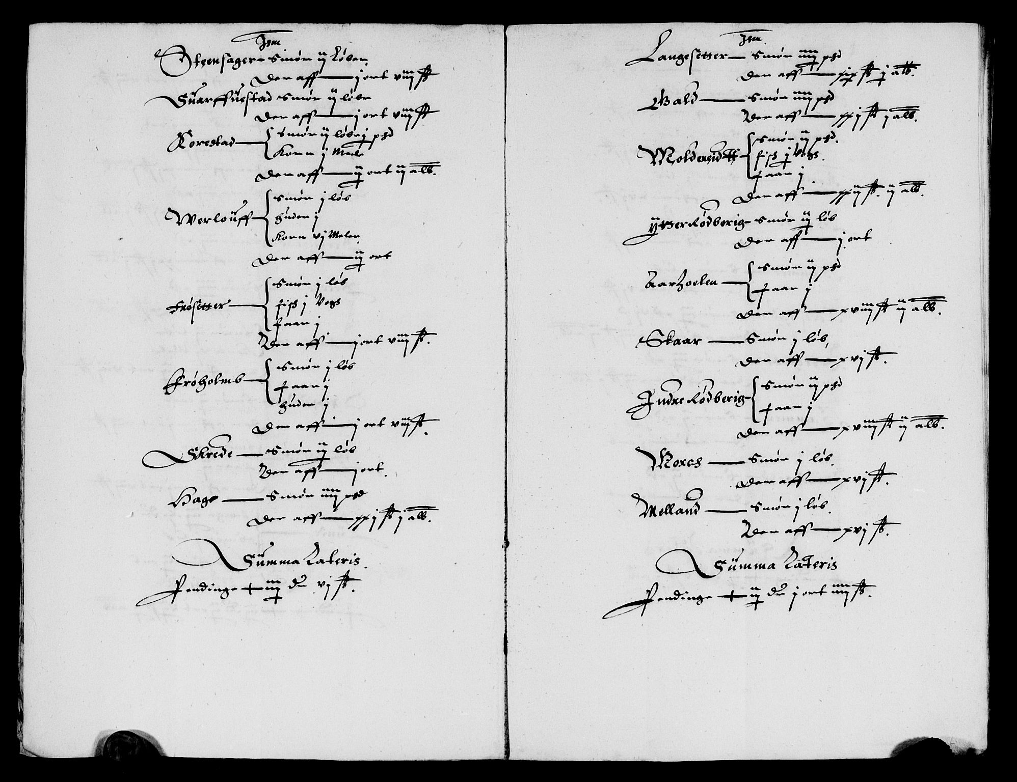 Rentekammeret inntil 1814, Reviderte regnskaper, Lensregnskaper, AV/RA-EA-5023/R/Rb/Rbt/L0066: Bergenhus len, 1633-1635