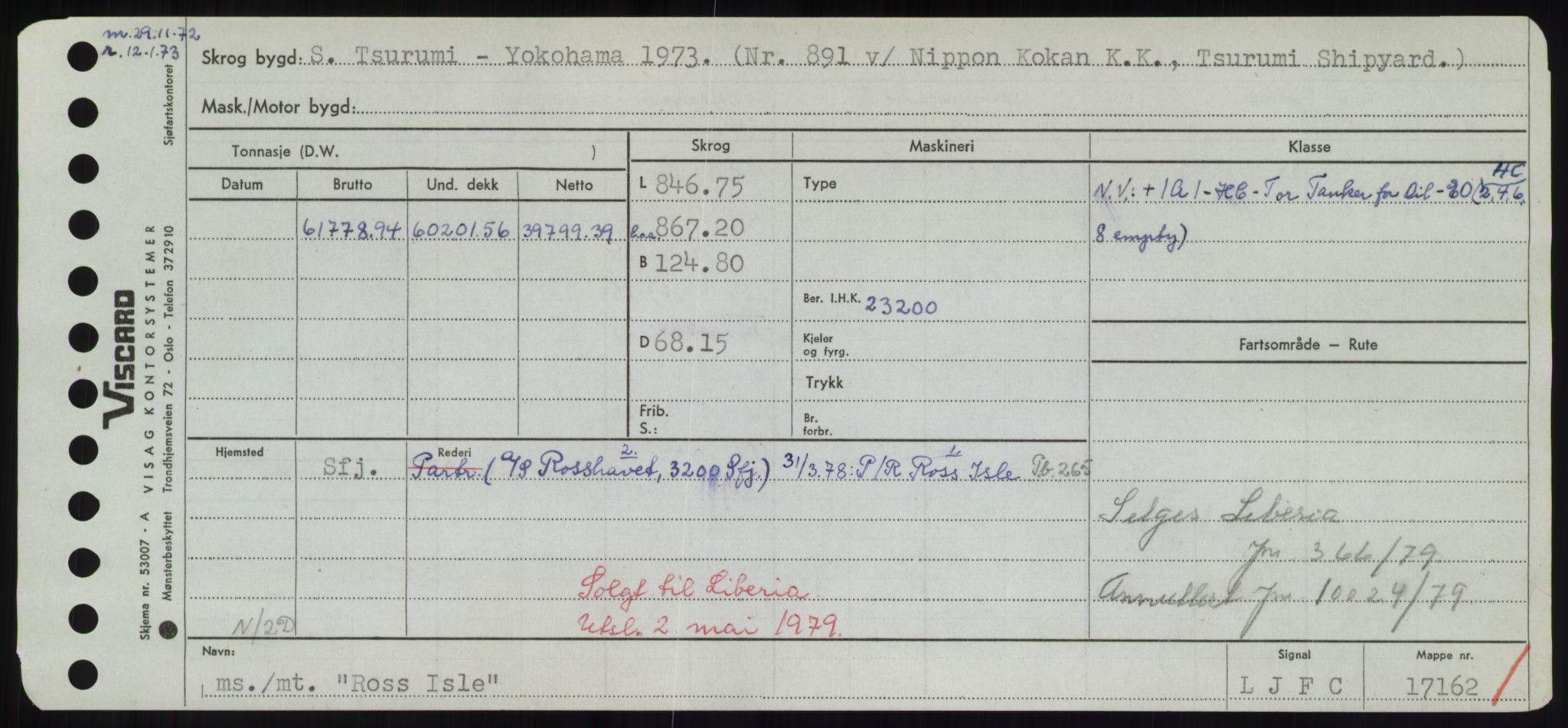 Sjøfartsdirektoratet med forløpere, Skipsmålingen, AV/RA-S-1627/H/Hd/L0031: Fartøy, Rju-Sam, p. 193