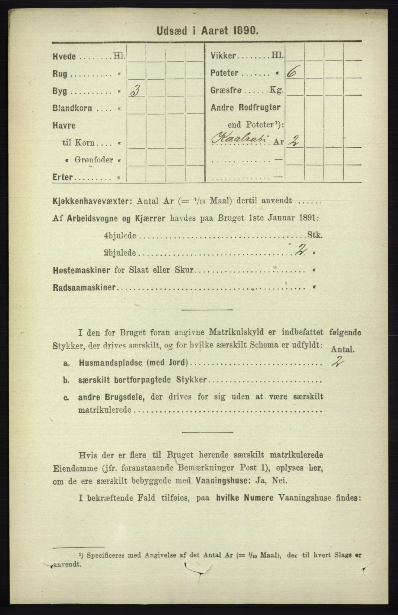 RA, 1891 census for 1230 Ullensvang, 1891, p. 7119