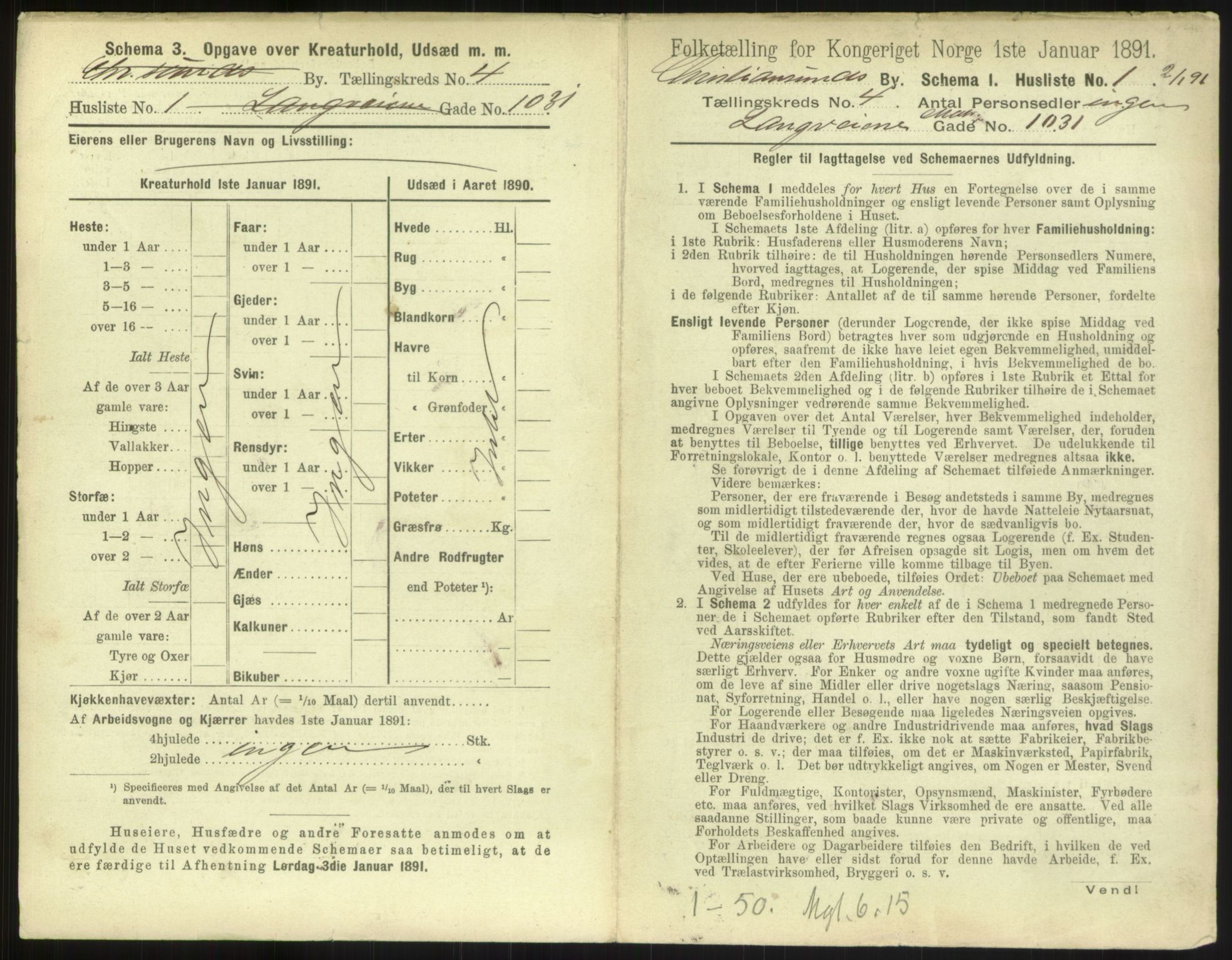 RA, 1891 census for 1503 Kristiansund, 1891, p. 320