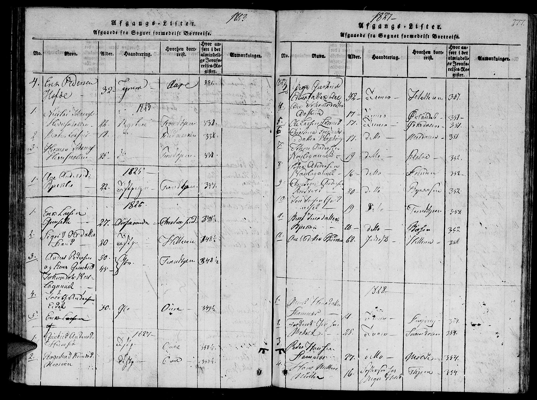 Ministerialprotokoller, klokkerbøker og fødselsregistre - Sør-Trøndelag, AV/SAT-A-1456/630/L0491: Parish register (official) no. 630A04, 1818-1830, p. 277