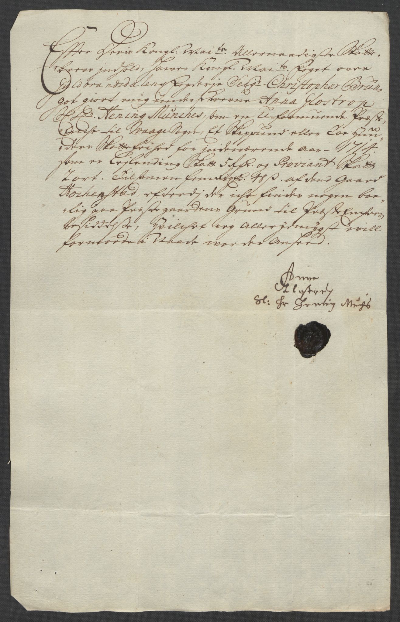 Rentekammeret inntil 1814, Reviderte regnskaper, Fogderegnskap, AV/RA-EA-4092/R17/L1183: Fogderegnskap Gudbrandsdal, 1714, p. 151