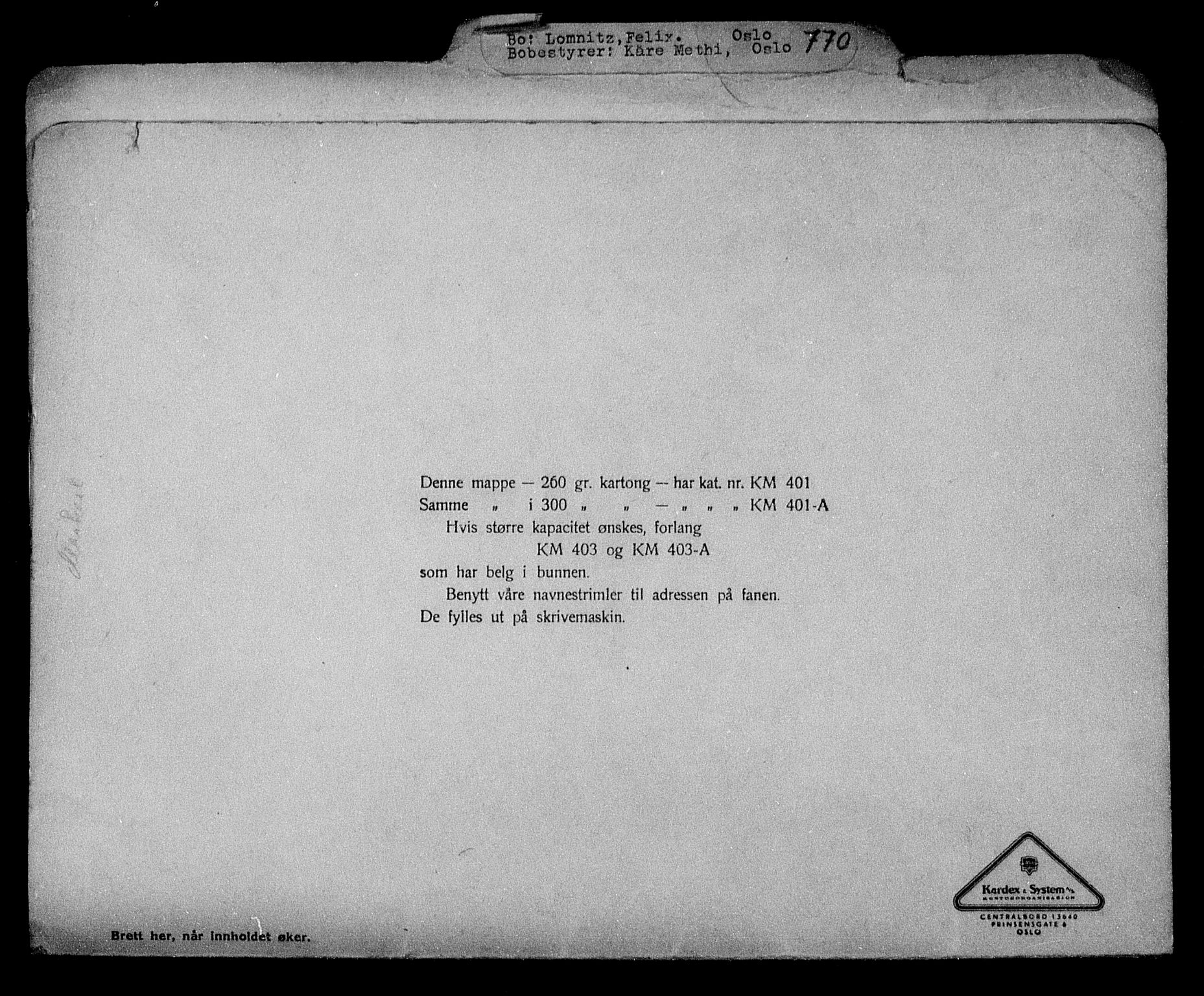 Justisdepartementet, Tilbakeføringskontoret for inndratte formuer, AV/RA-S-1564/H/Hc/Hcc/L0960: --, 1945-1947, p. 57