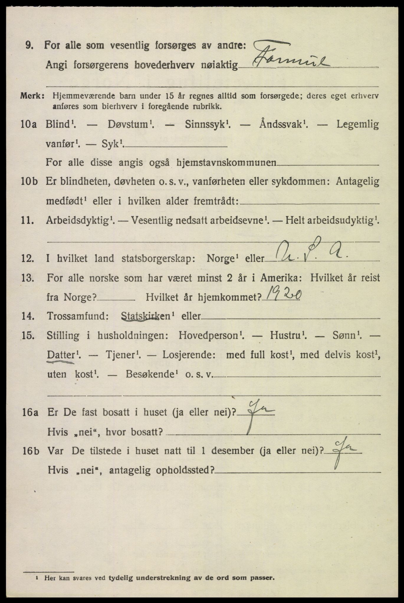 SAK, 1920 census for Halse og Harkmark, 1920, p. 5606