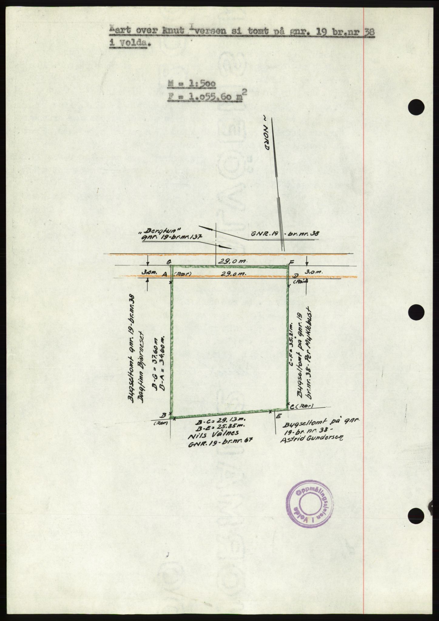Søre Sunnmøre sorenskriveri, AV/SAT-A-4122/1/2/2C/L0105: Mortgage book no. 31A, 1956-1957, Diary no: : 2/1957