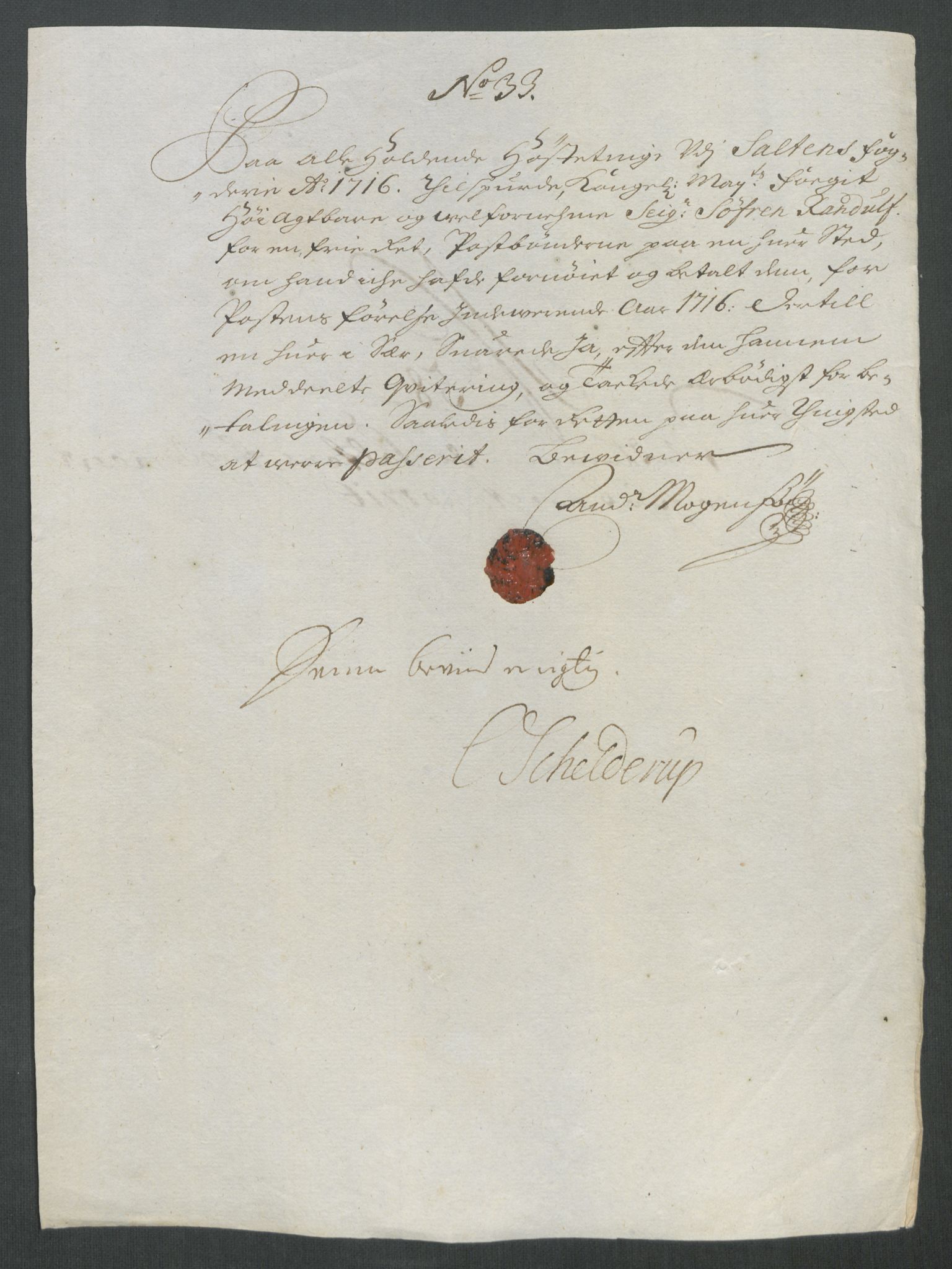 Rentekammeret inntil 1814, Reviderte regnskaper, Fogderegnskap, RA/EA-4092/R66/L4586: Fogderegnskap Salten, 1716, p. 284