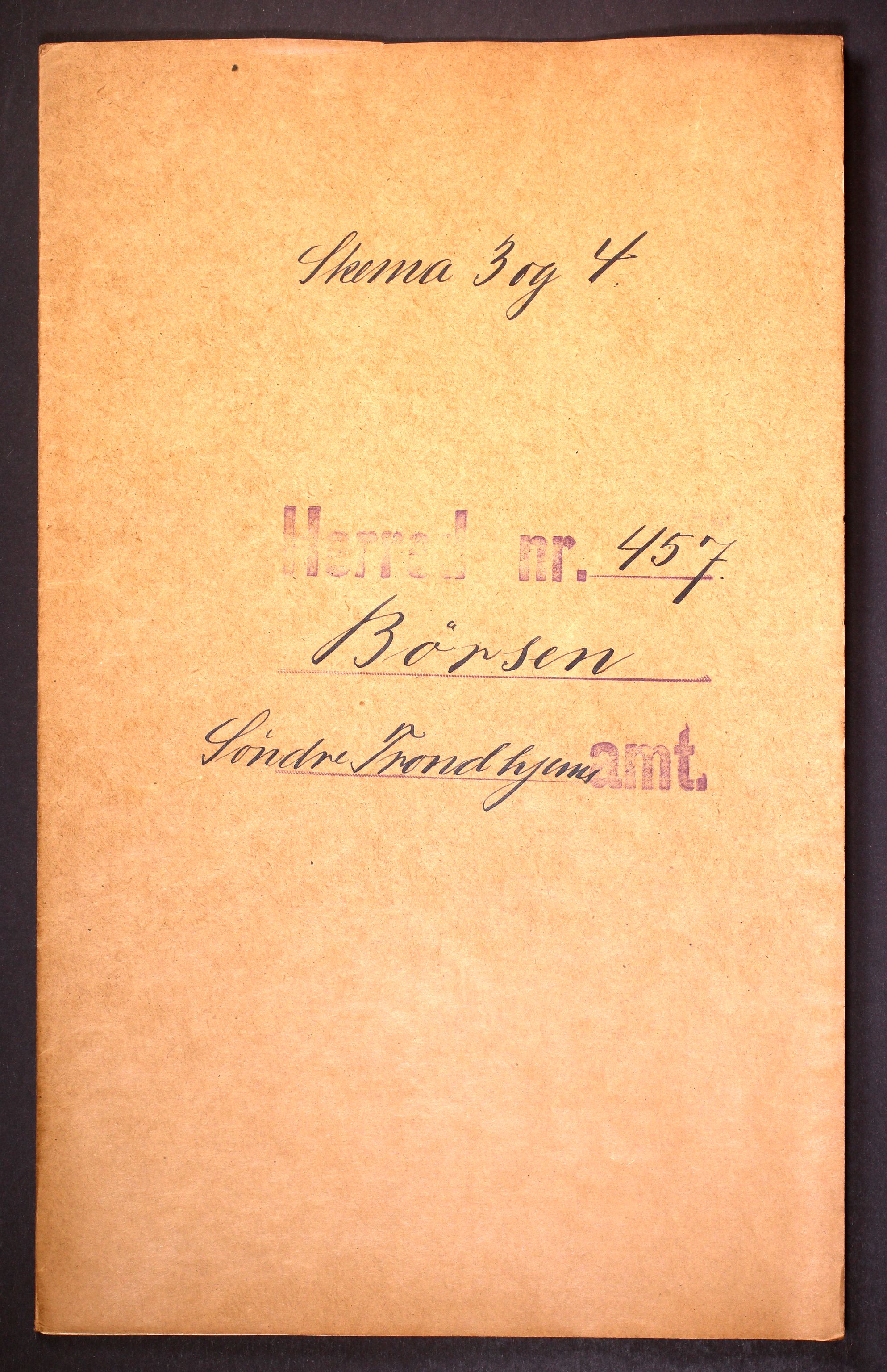 RA, 1910 census for Børsa, 1910, p. 1
