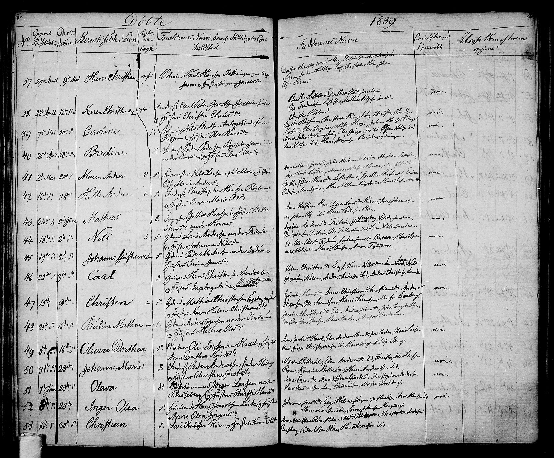 Sem kirkebøker, AV/SAKO-A-5/F/Fa/L0005: Parish register (official) no. I 5, 1825-1842, p. 187-188