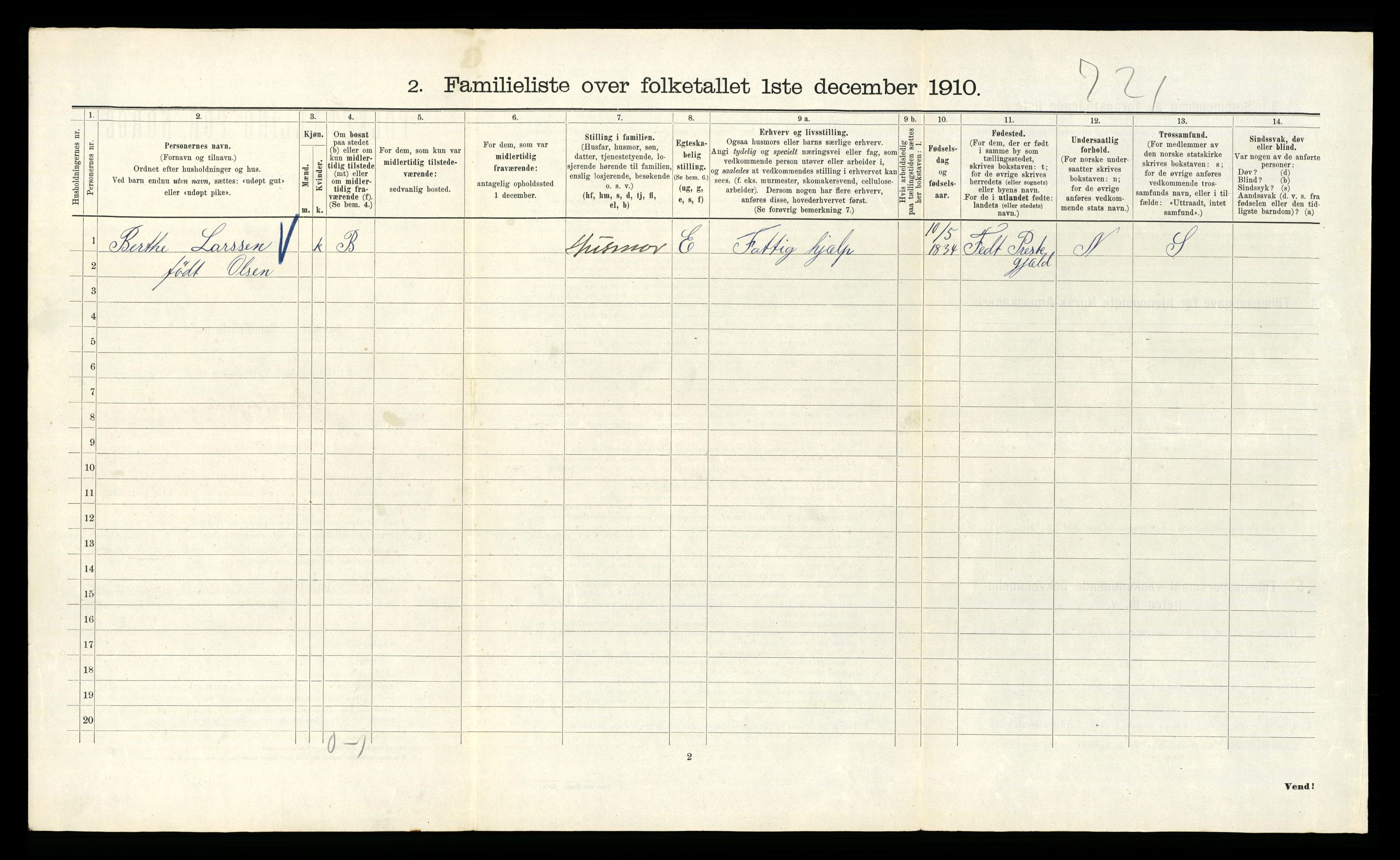 RA, 1910 census for Kristiania, 1910, p. 42924