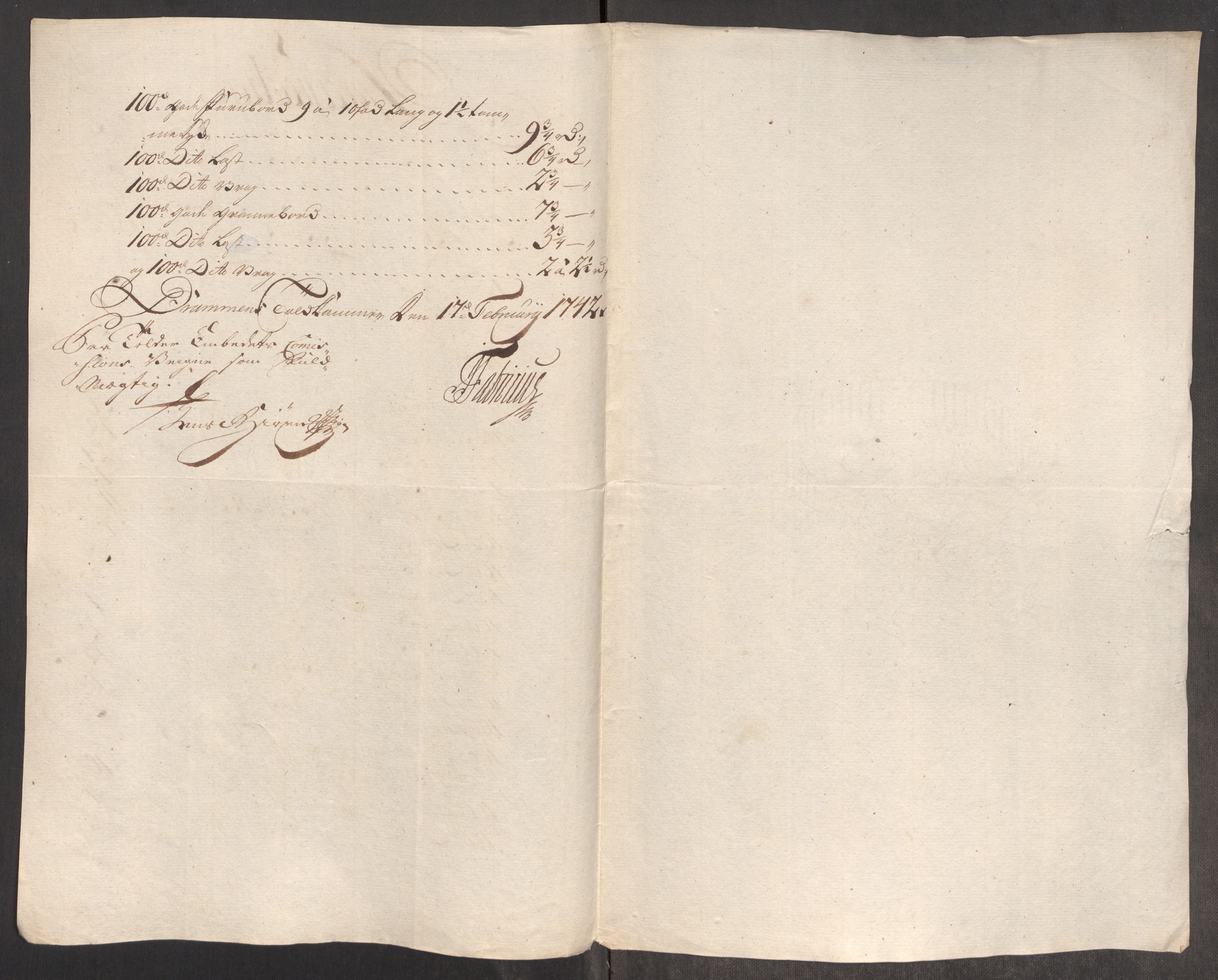 Rentekammeret inntil 1814, Realistisk ordnet avdeling, RA/EA-4070/Oe/L0002: [Ø1]: Priskuranter, 1740-1744, p. 453