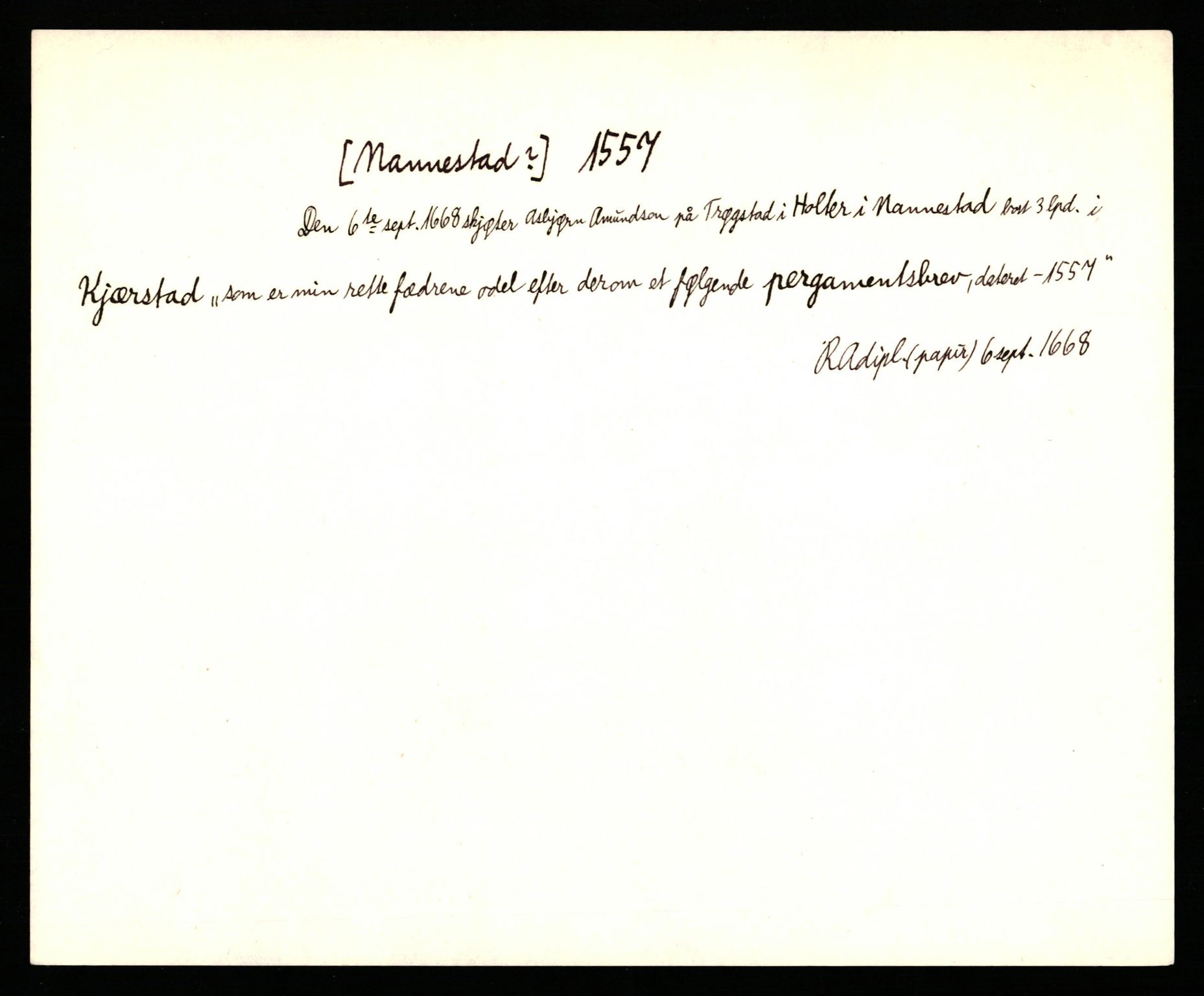 Riksarkivets diplomsamling, AV/RA-EA-5965/F35/F35b/L0001: Riksarkivets diplomer, seddelregister, 1307-1566, p. 349