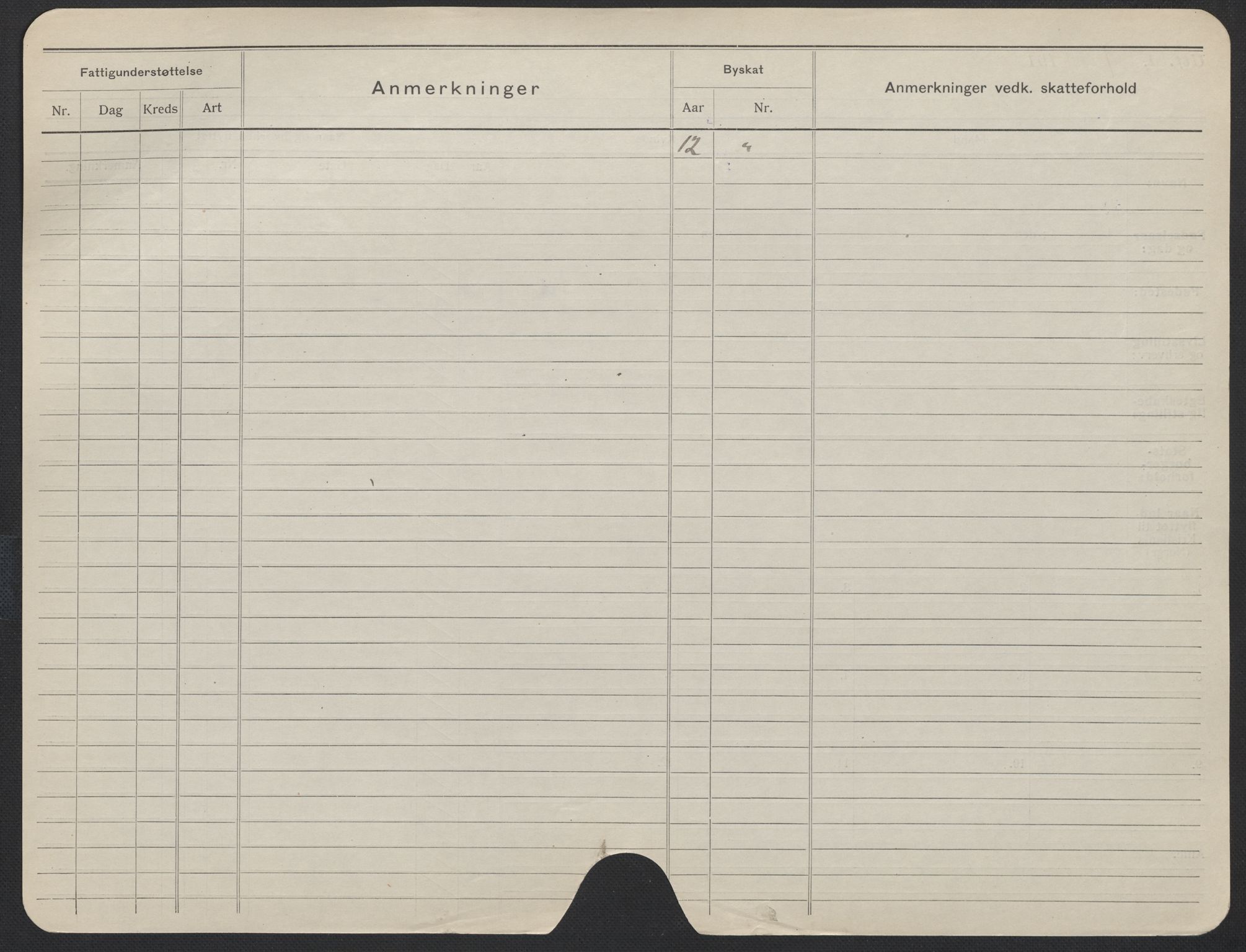 Oslo folkeregister, Registerkort, SAO/A-11715/F/Fa/Fac/L0013: Kvinner, 1906-1914, p. 1171b