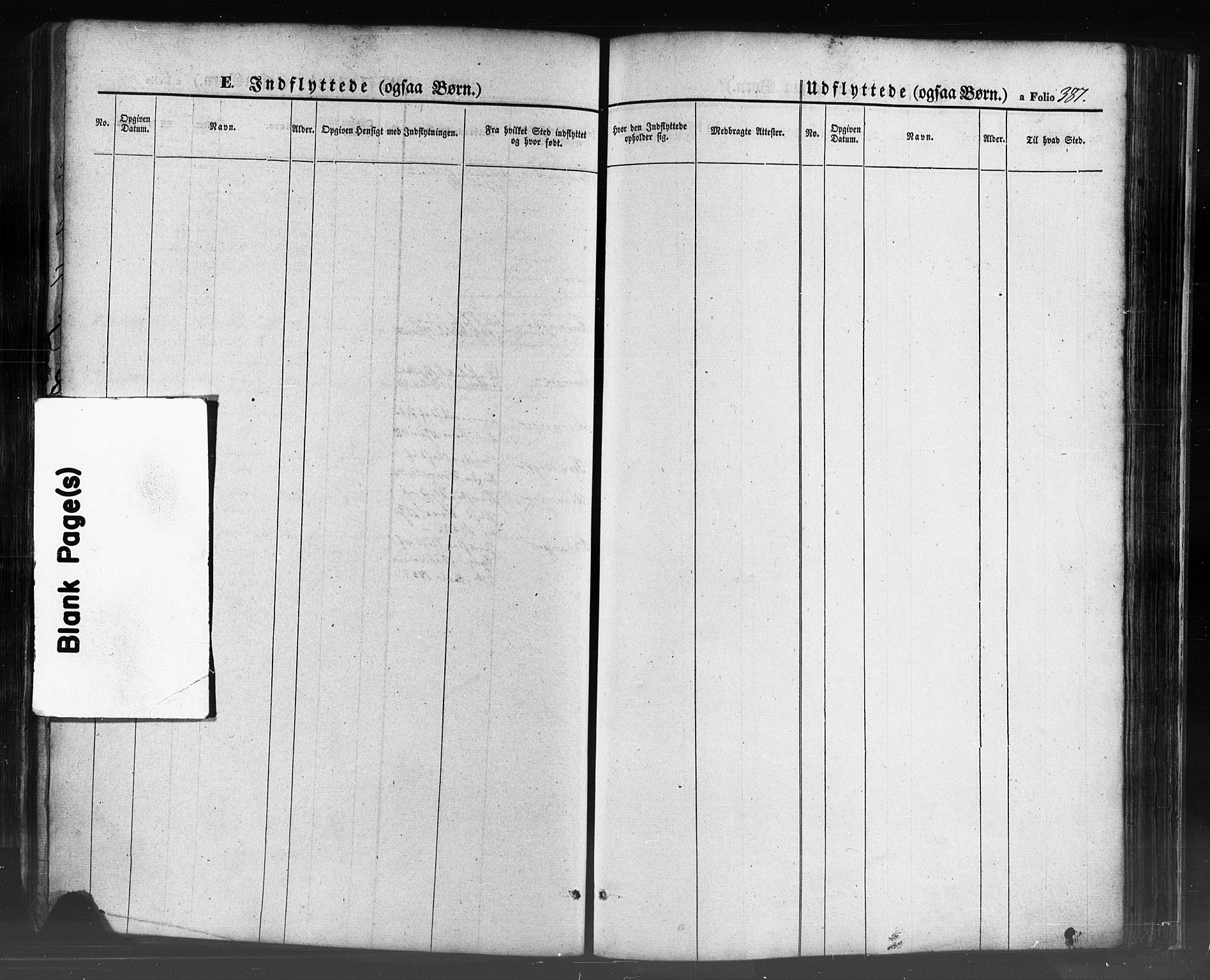 Domkirken sokneprestkontor, SAST/A-101812/001/30/30BB/L0009: Parish register (copy) no. B 9, 1850-1858, p. 387