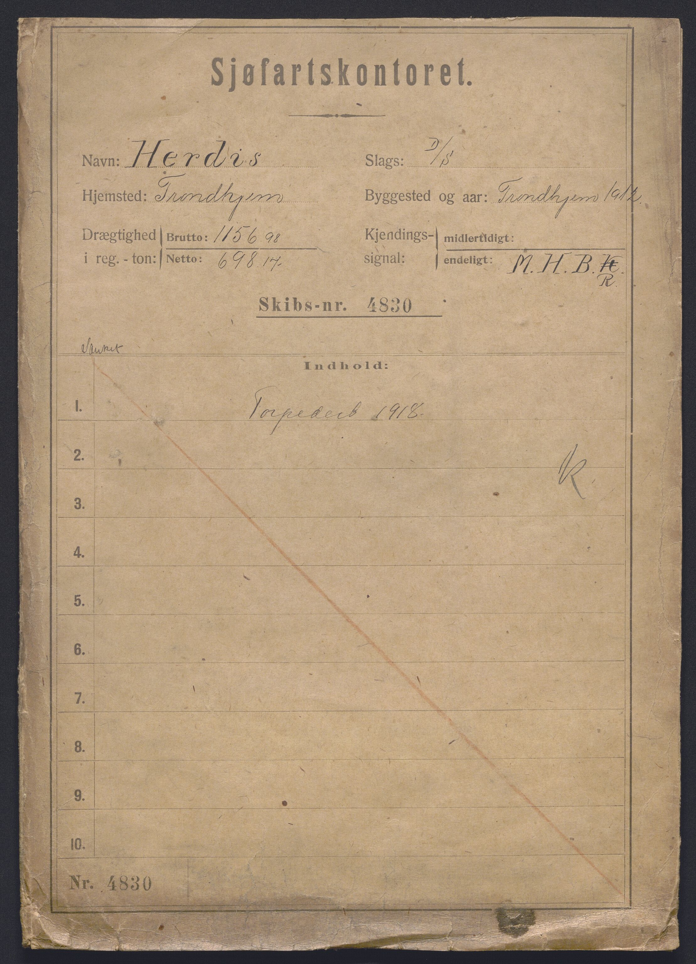 Sjøfartsdirektoratet med forløpere, skipsmapper slettede skip, AV/RA-S-4998/F/Fa/L0496: --, 1868-1923, p. 458