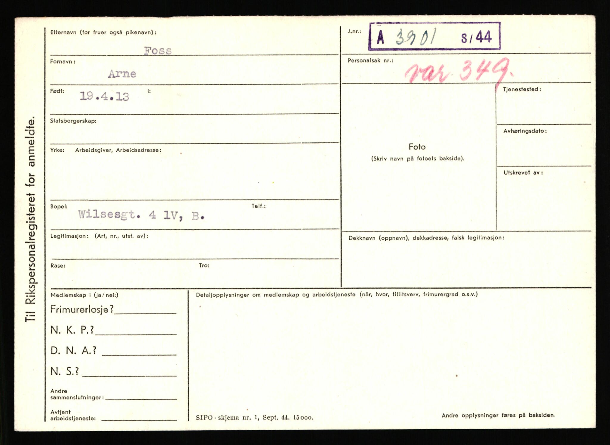 Statspolitiet - Hovedkontoret / Osloavdelingen, AV/RA-S-1329/C/Ca/L0004: Eid - funn av gjenstander	, 1943-1945, p. 4001