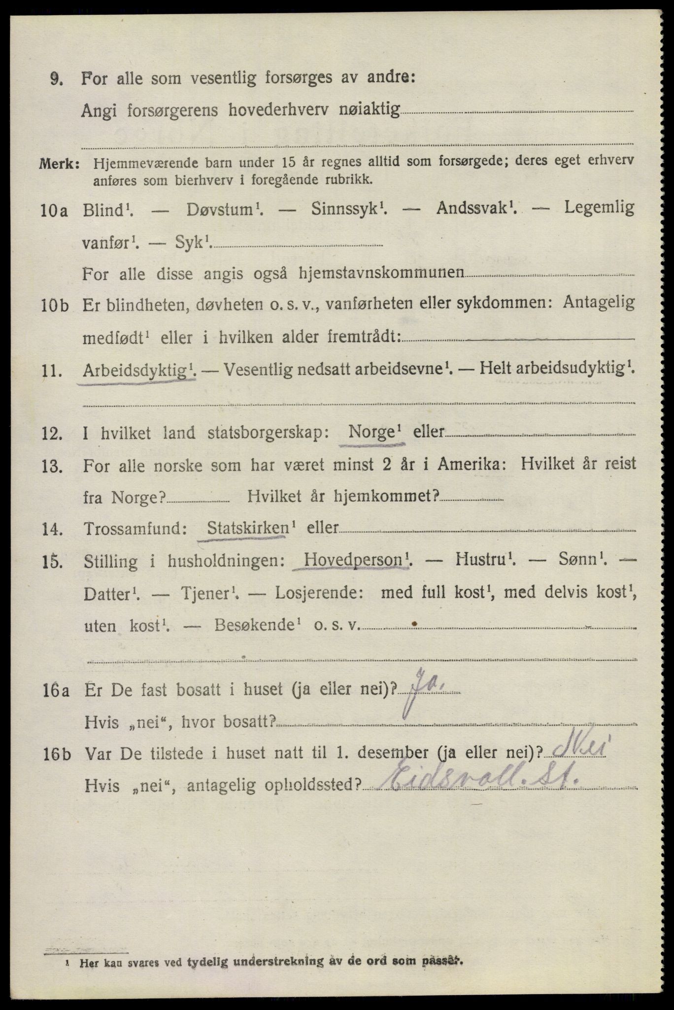 SAO, 1920 census for Eidsvoll, 1920, p. 12772