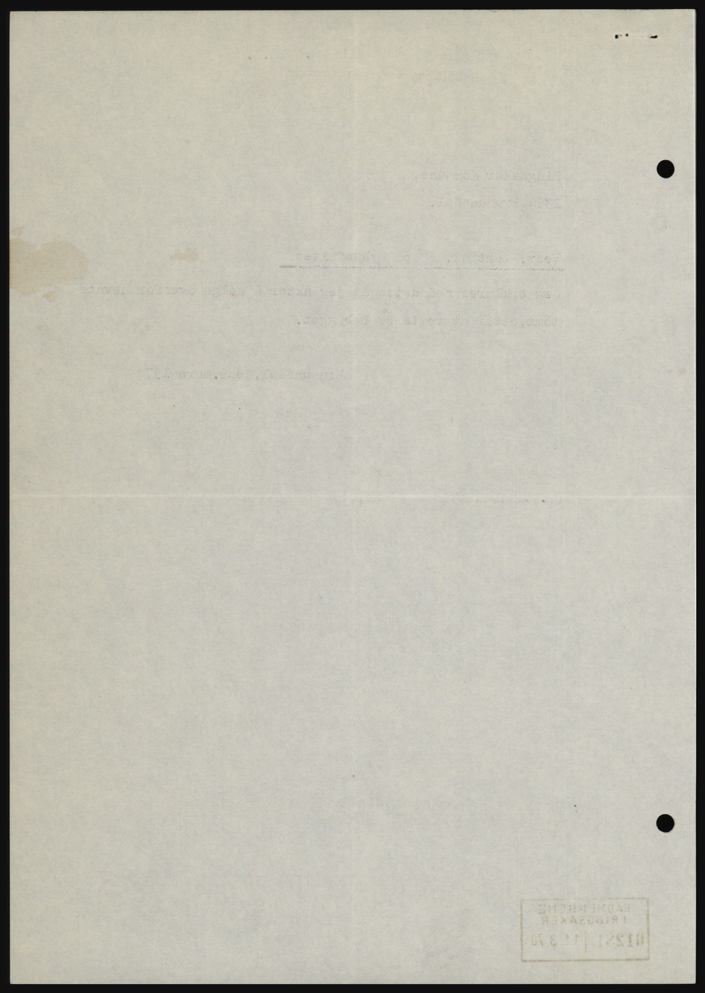 Nord-Hedmark sorenskriveri, SAH/TING-012/H/Hc/L0033: Mortgage book no. 33, 1970-1970, Diary no: : 1352/1970