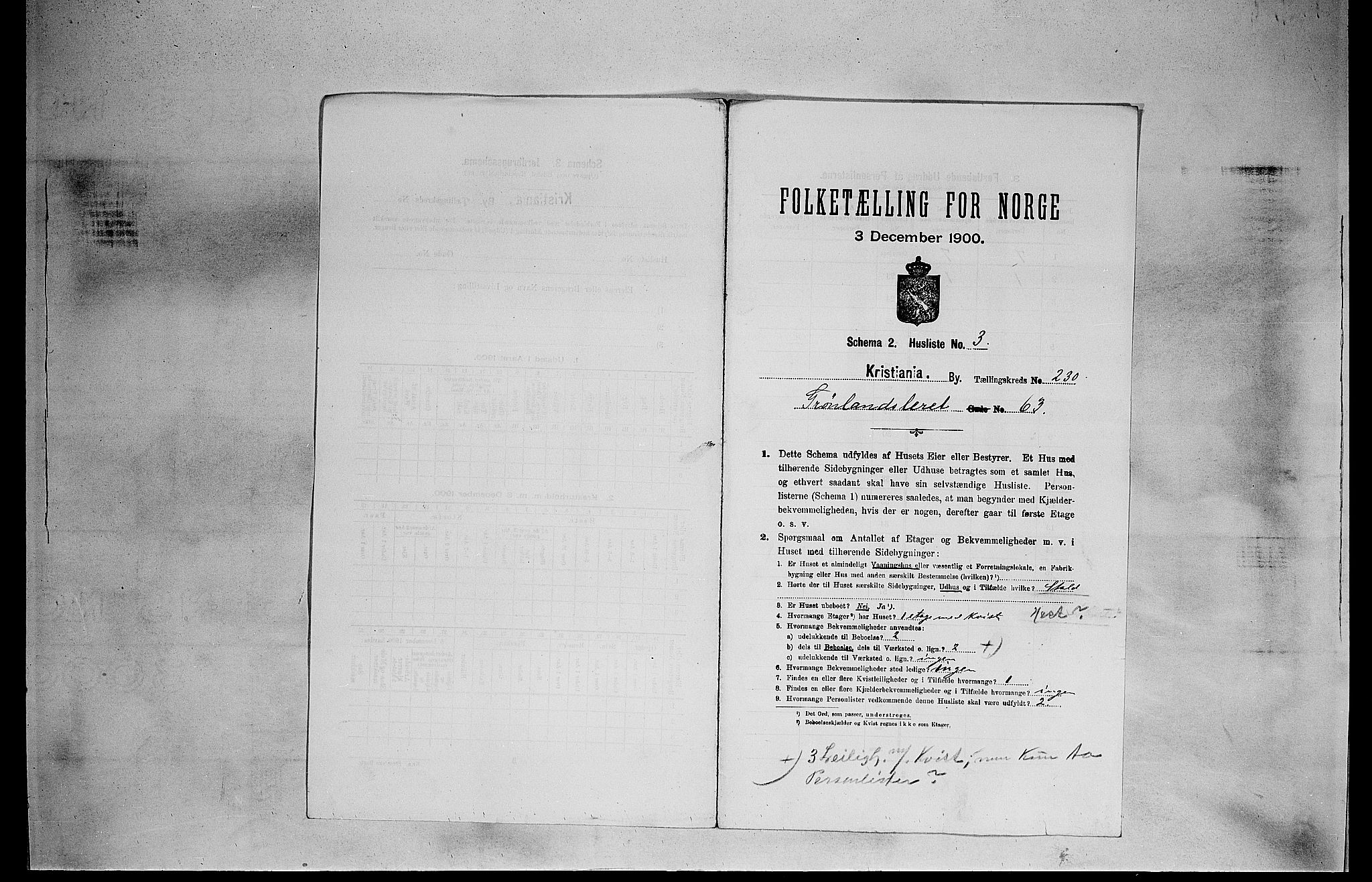 SAO, 1900 census for Kristiania, 1900, p. 30489