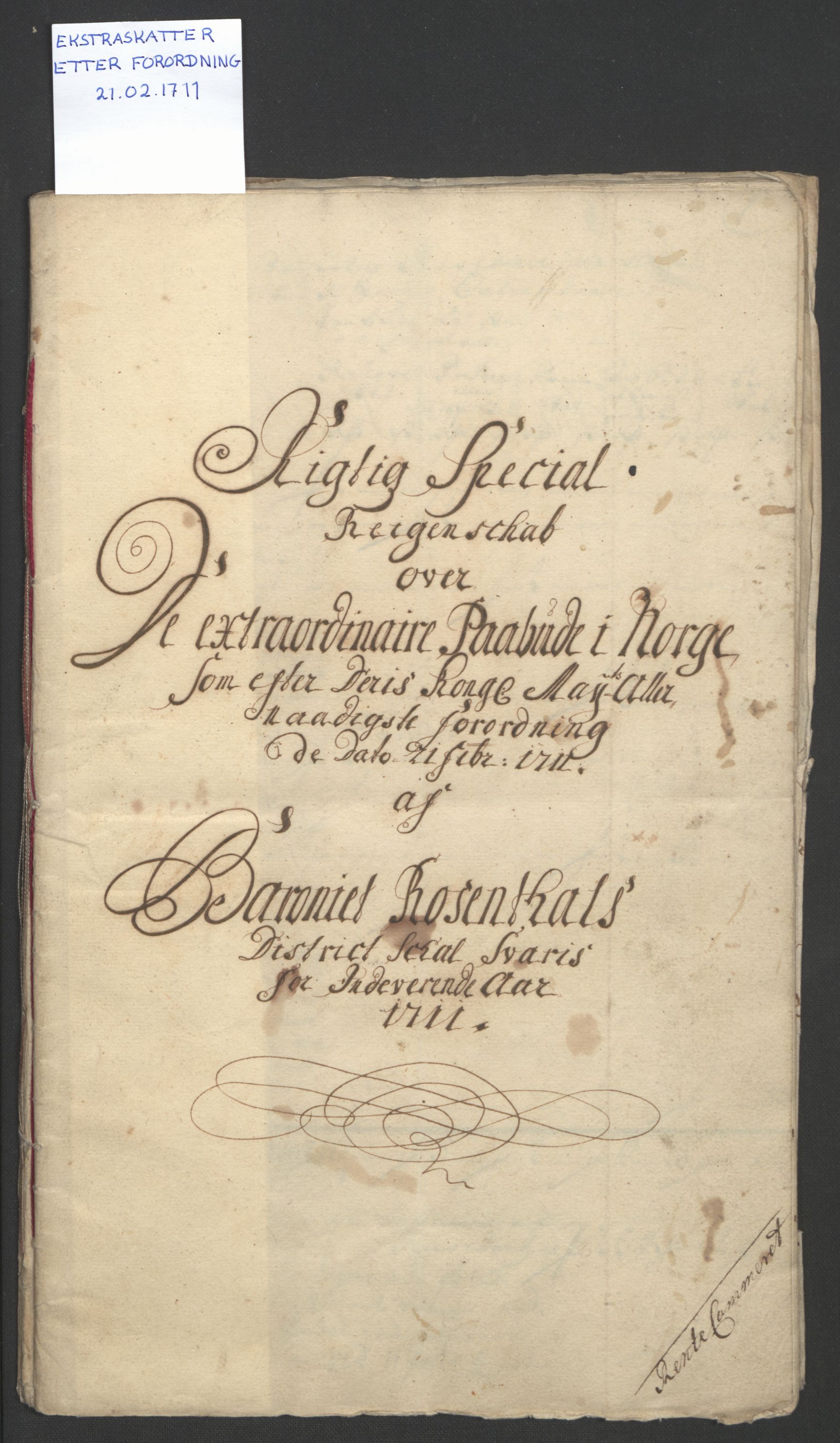 Rentekammeret inntil 1814, Reviderte regnskaper, Fogderegnskap, AV/RA-EA-4092/R49/L3138: Fogderegnskap Rosendal Baroni, 1691-1714, p. 303