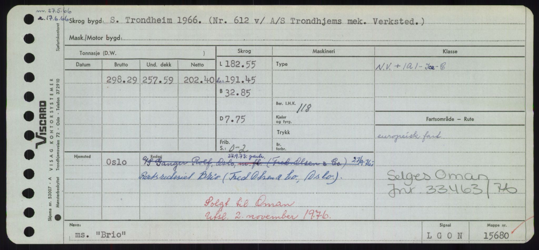 Sjøfartsdirektoratet med forløpere, Skipsmålingen, RA/S-1627/H/Hd/L0005: Fartøy, Br-Byg, p. 269