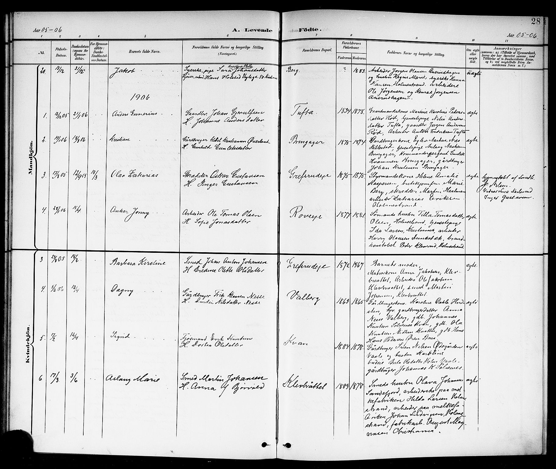 Botne kirkebøker, SAKO/A-340/G/Ga/L0004: Parish register (copy) no. I 4, 1899-1915, p. 28