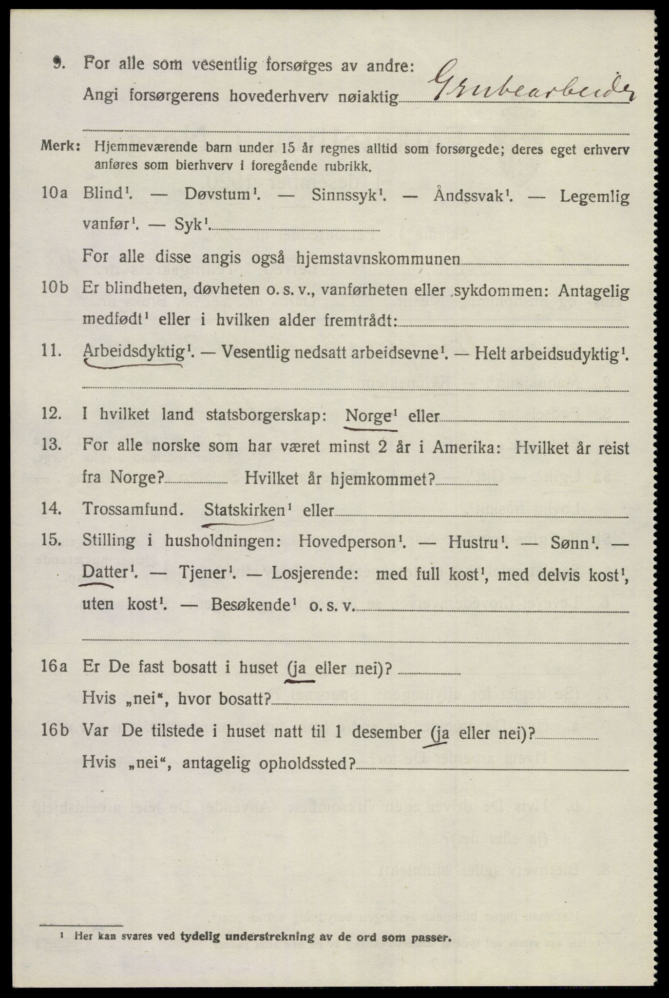 SAKO, 1920 census for Skåtøy, 1920, p. 7085