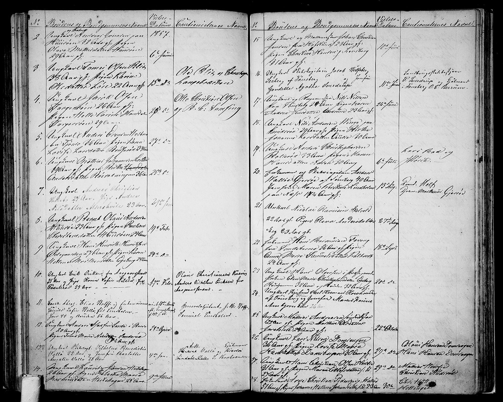 Sem kirkebøker, AV/SAKO-A-5/G/Ga/L0004: Parish register (copy) no. I 4, 1855-1877