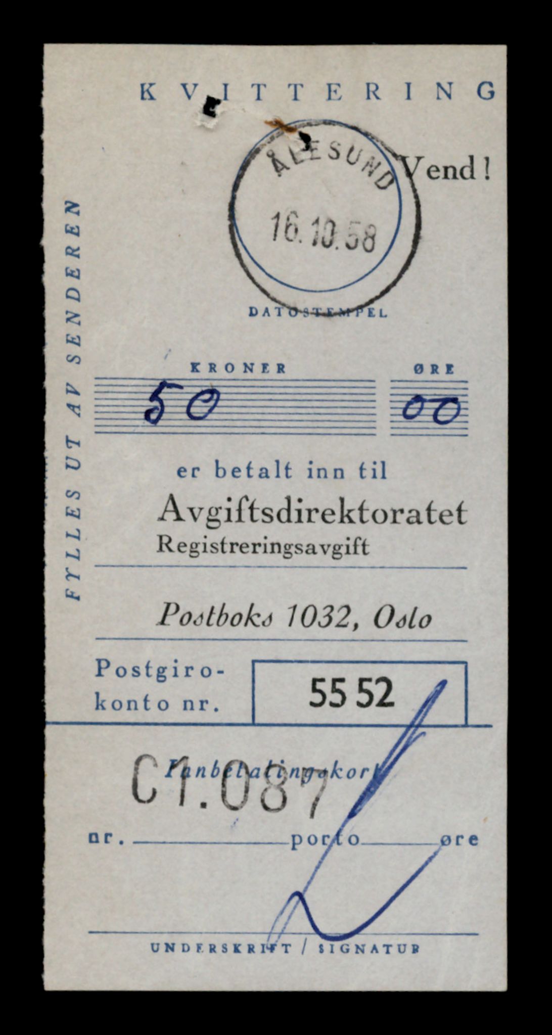 Møre og Romsdal vegkontor - Ålesund trafikkstasjon, AV/SAT-A-4099/F/Fe/L0039: Registreringskort for kjøretøy T 13361 - T 13530, 1927-1998, p. 1403