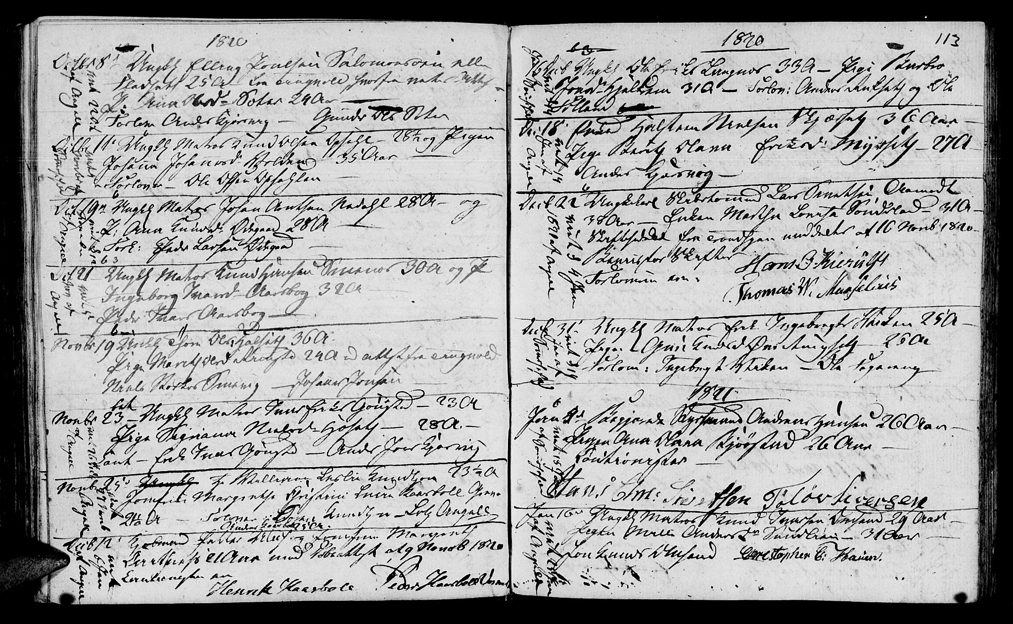 Ministerialprotokoller, klokkerbøker og fødselsregistre - Møre og Romsdal, SAT/A-1454/568/L0795: Parish register (official) no. 568A04, 1802-1845, p. 113