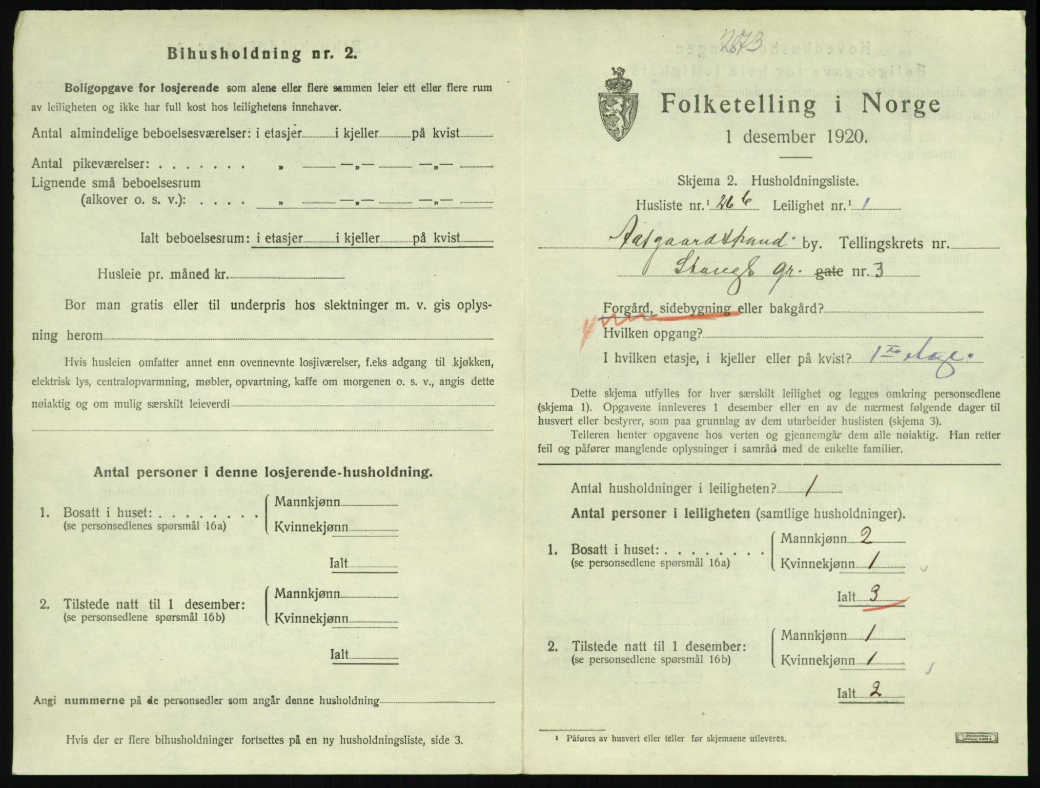 SAKO, 1920 census for Åsgårdstrand, 1920, p. 371