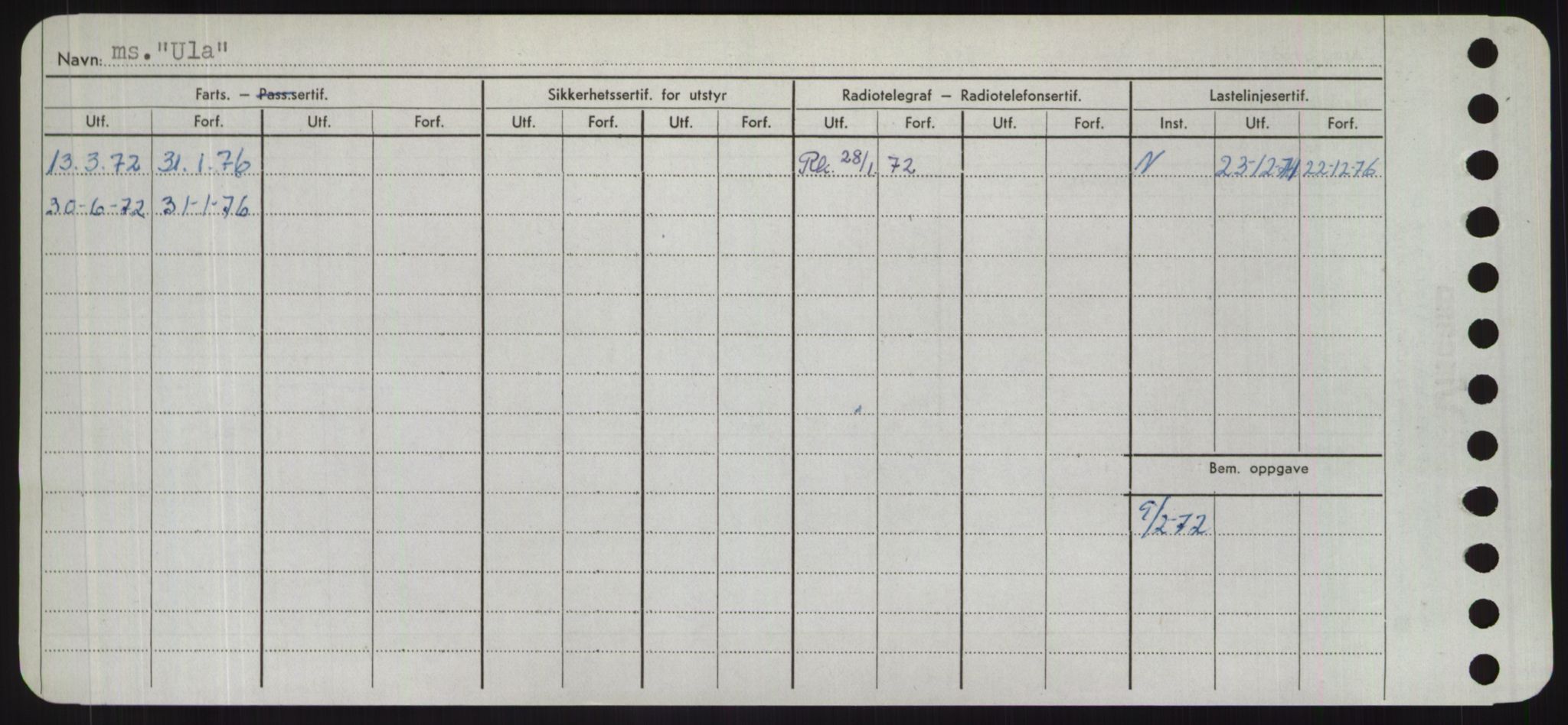 Sjøfartsdirektoratet med forløpere, Skipsmålingen, AV/RA-S-1627/H/Hd/L0040: Fartøy, U-Ve, p. 28