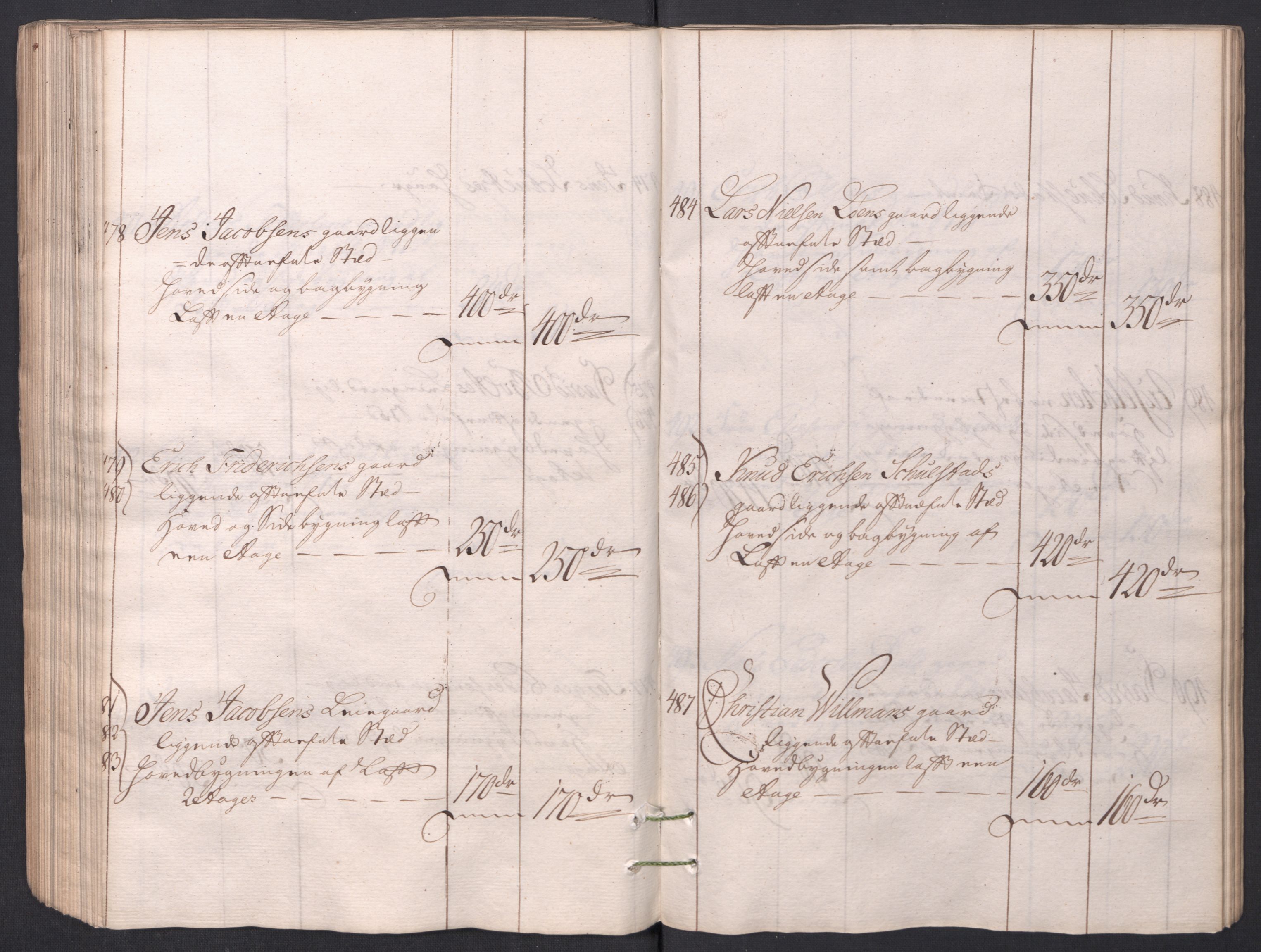 Kristiania stiftamt, AV/SAO-A-10386/I/Ia/L0001/0002: Branntakster / Christiania, 1766-1767