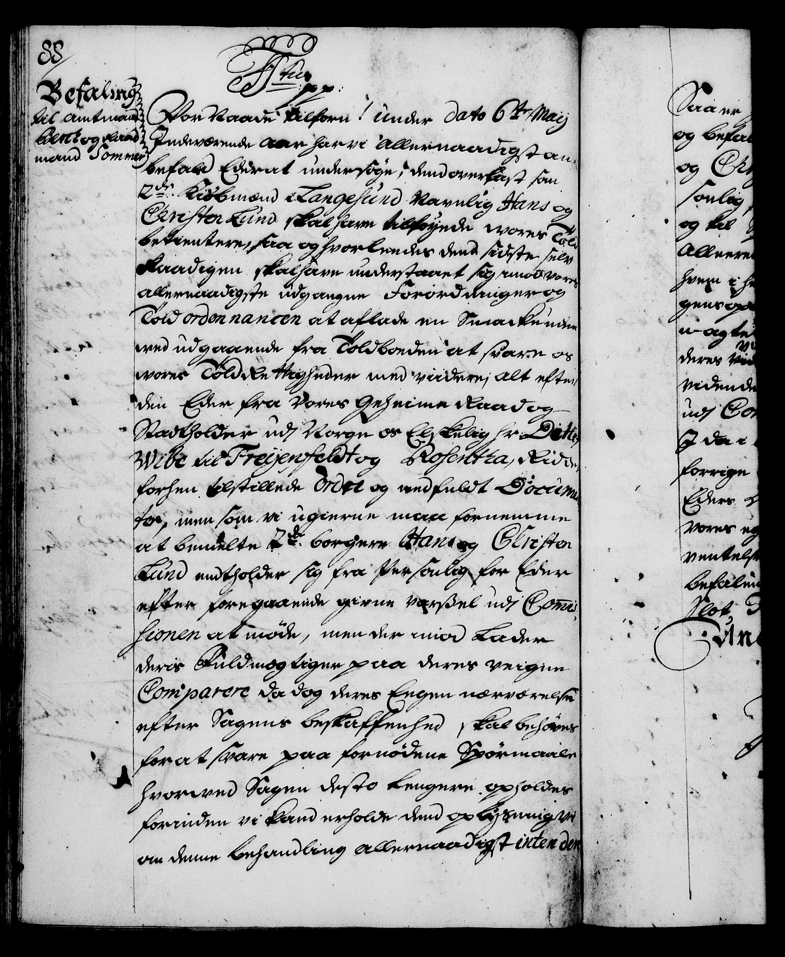 Rentekammeret, Kammerkanselliet, RA/EA-3111/G/Gg/Gga/L0003: Norsk ekspedisjonsprotokoll med register (merket RK 53.3), 1727-1734, p. 88