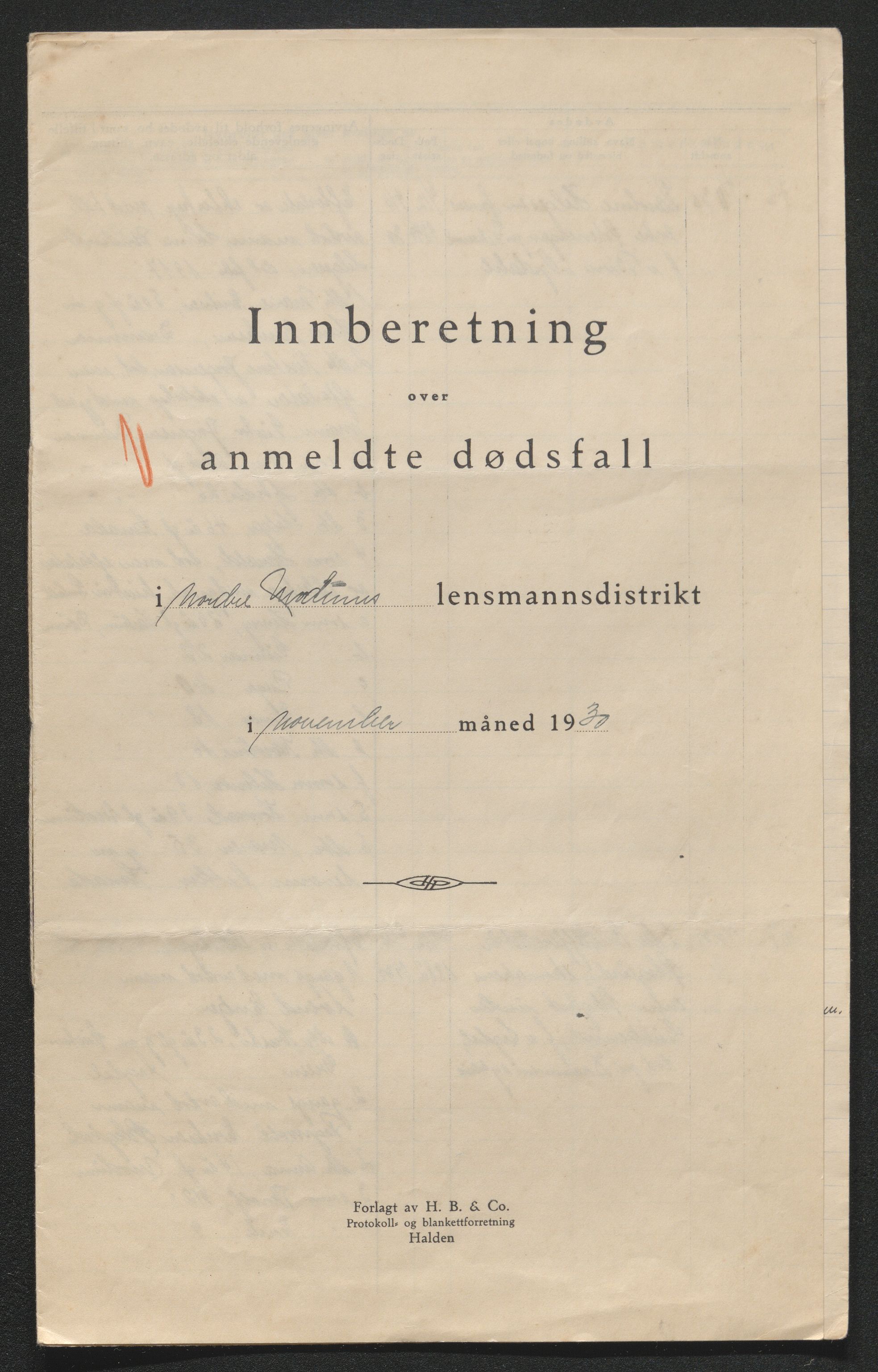 Eiker, Modum og Sigdal sorenskriveri, AV/SAKO-A-123/H/Ha/Hab/L0046: Dødsfallsmeldinger, 1930-1931, p. 478