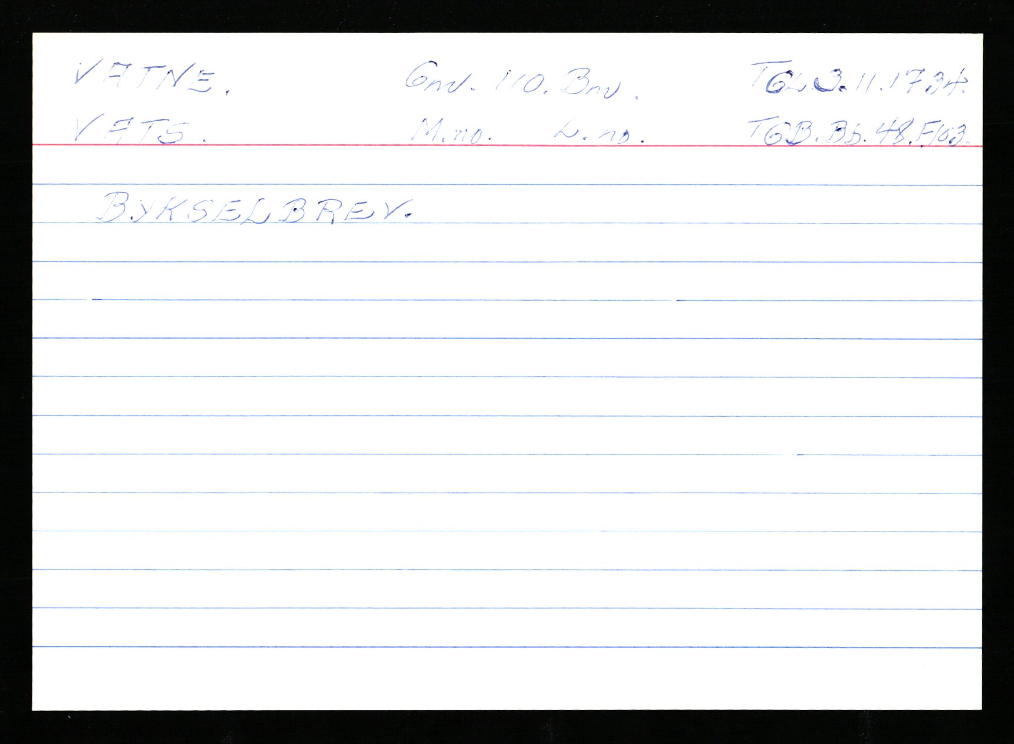 Statsarkivet i Stavanger, AV/SAST-A-101971/03/Y/Ym/L0065: Åstedskort sortert etter gårdsnavn: Vatland - Vervig, 1600-1950, p. 69
