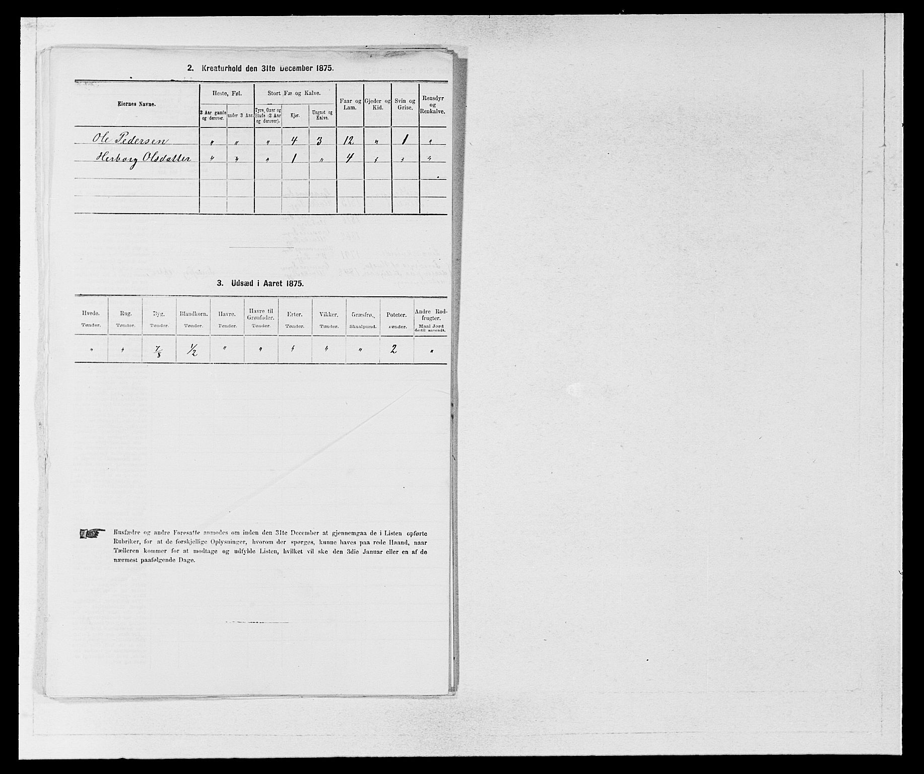 SAB, 1875 census for 1233P Ulvik, 1875, p. 756