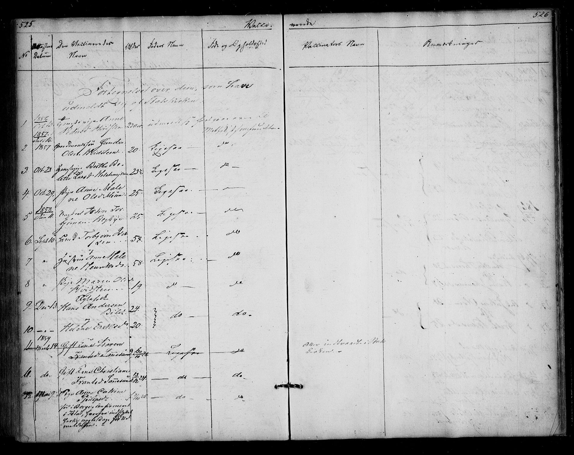 Borge prestekontor Kirkebøker, SAO/A-10903/F/Fa/L0005: Parish register (official) no. I 5, 1848-1860, p. 525-526