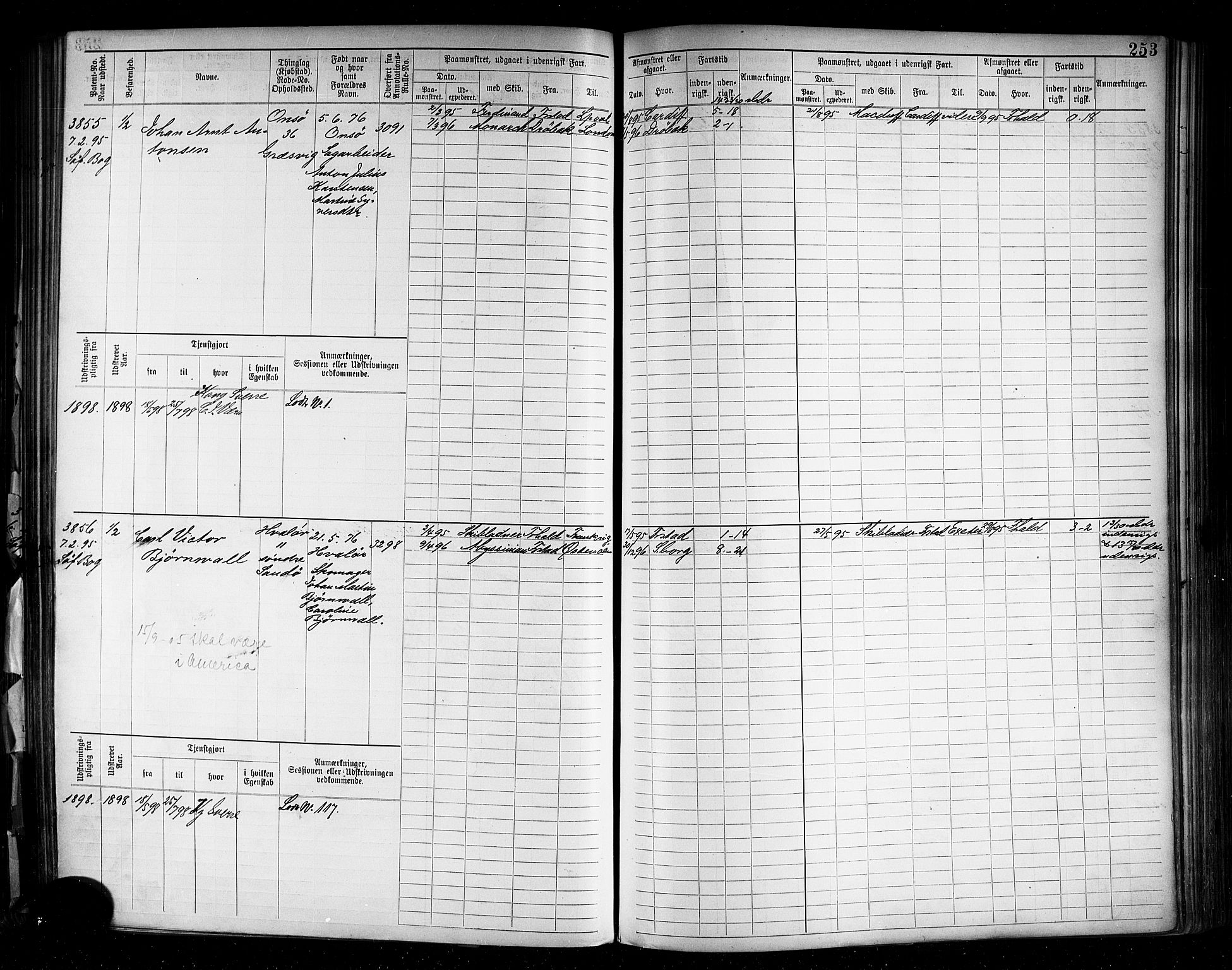 Fredrikstad mønstringskontor, SAO/A-10569b/F/Fc/Fcb/L0014: Hovedrulle, 1892-1898, p. 253