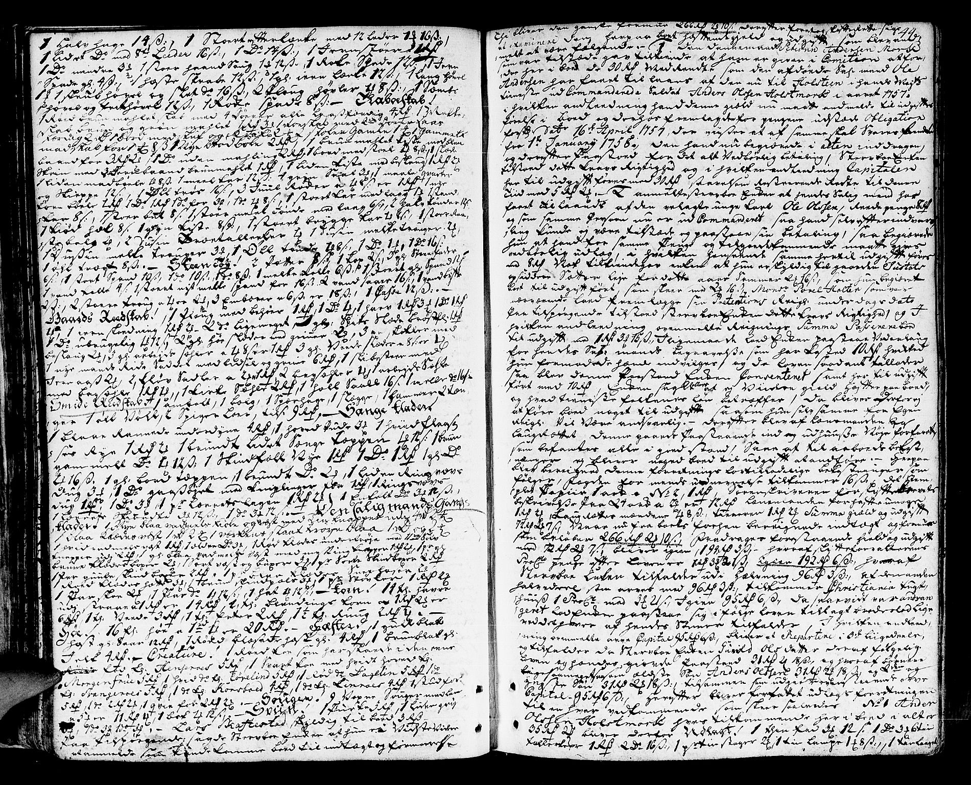 Lier, Røyken og Hurum sorenskriveri, AV/SAKO-A-89/H/Hc/L0005: Skifteprotokoll, 1760-1774, p. 43b-44a