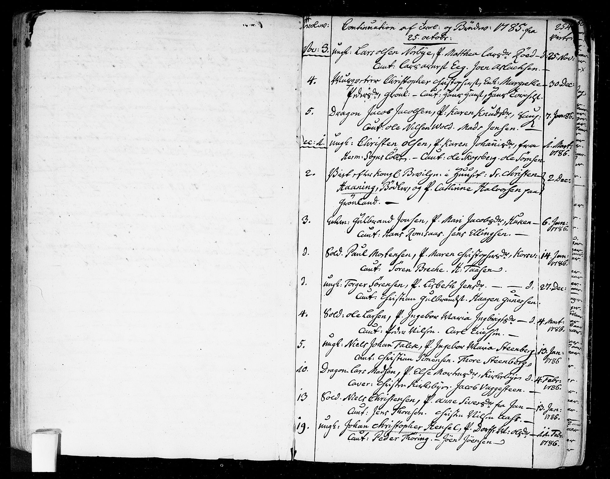 Aker prestekontor kirkebøker, AV/SAO-A-10861/F/L0009: Parish register (official) no. 9, 1765-1785, p. 254