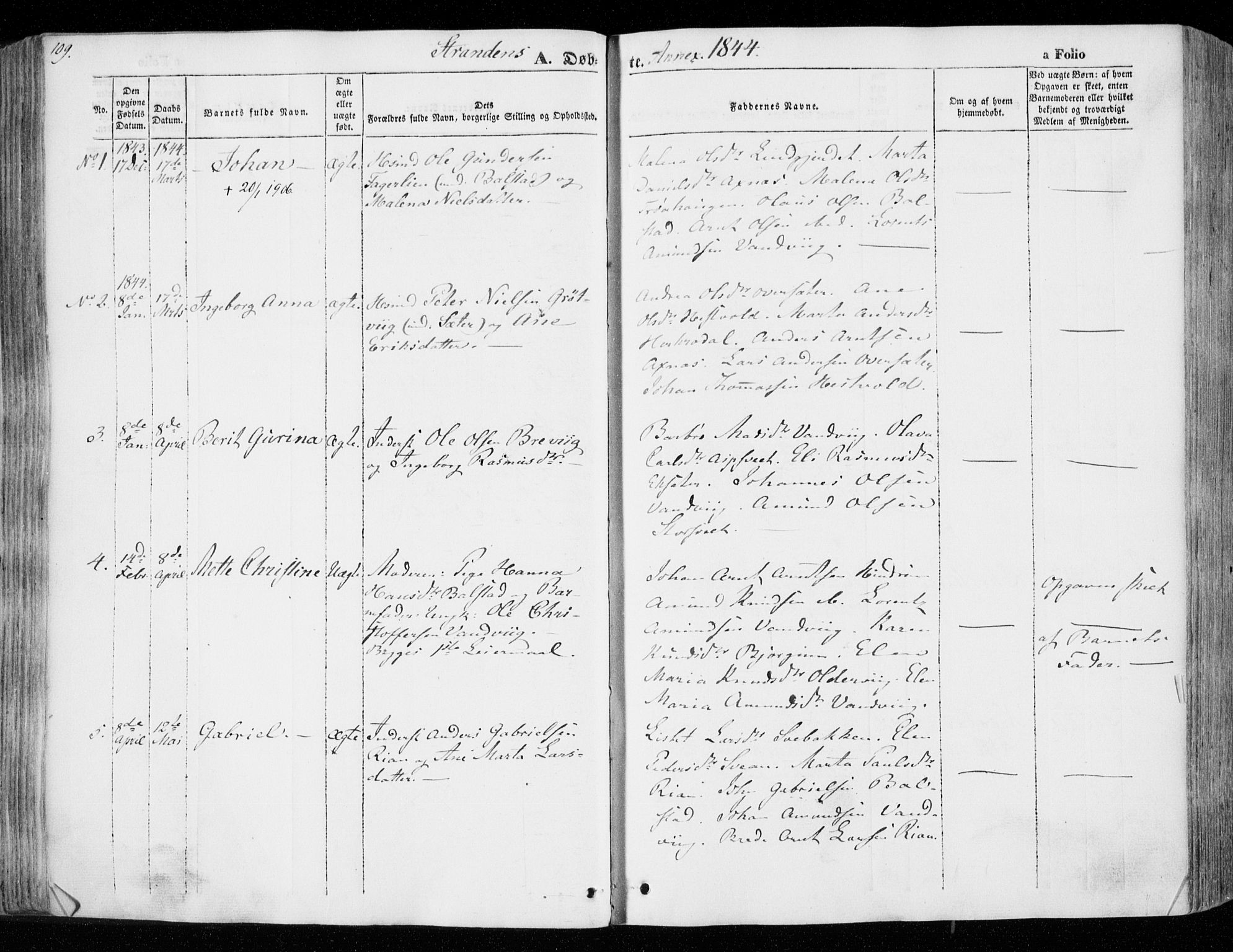 Ministerialprotokoller, klokkerbøker og fødselsregistre - Nord-Trøndelag, SAT/A-1458/701/L0007: Parish register (official) no. 701A07 /2, 1842-1854, p. 109