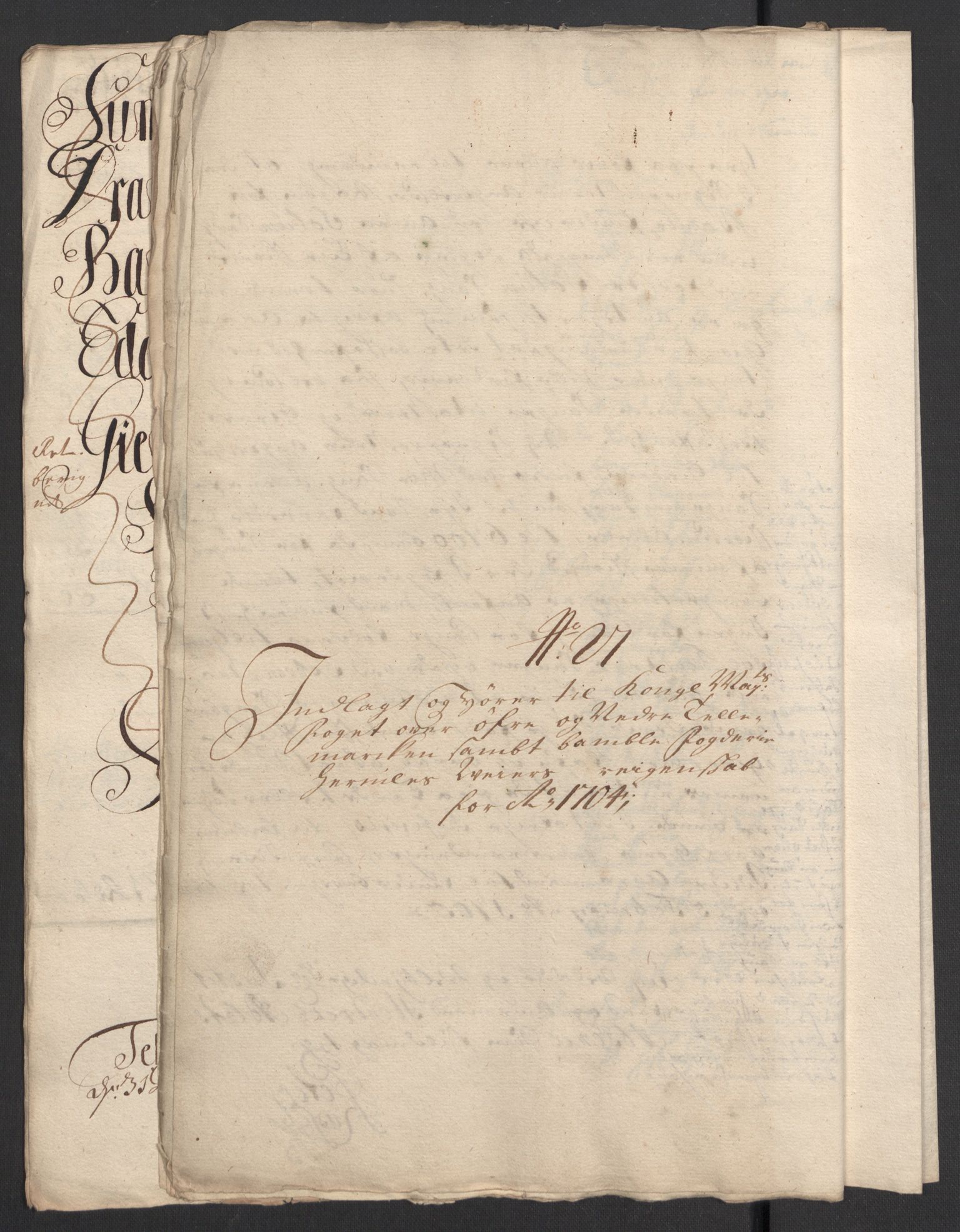 Rentekammeret inntil 1814, Reviderte regnskaper, Fogderegnskap, AV/RA-EA-4092/R36/L2112: Fogderegnskap Øvre og Nedre Telemark og Bamble, 1704, p. 205