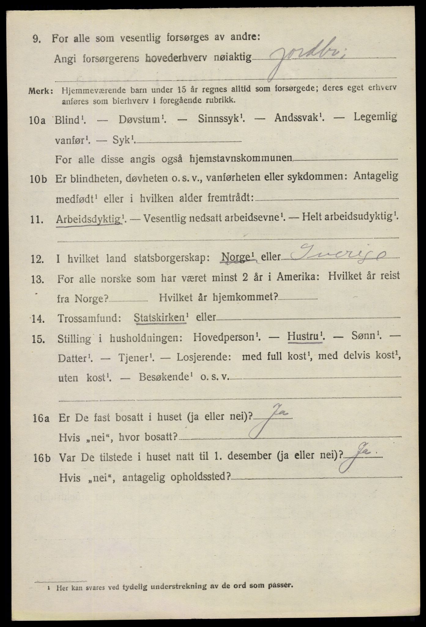 SAO, 1920 census for Rakkestad, 1920, p. 7260