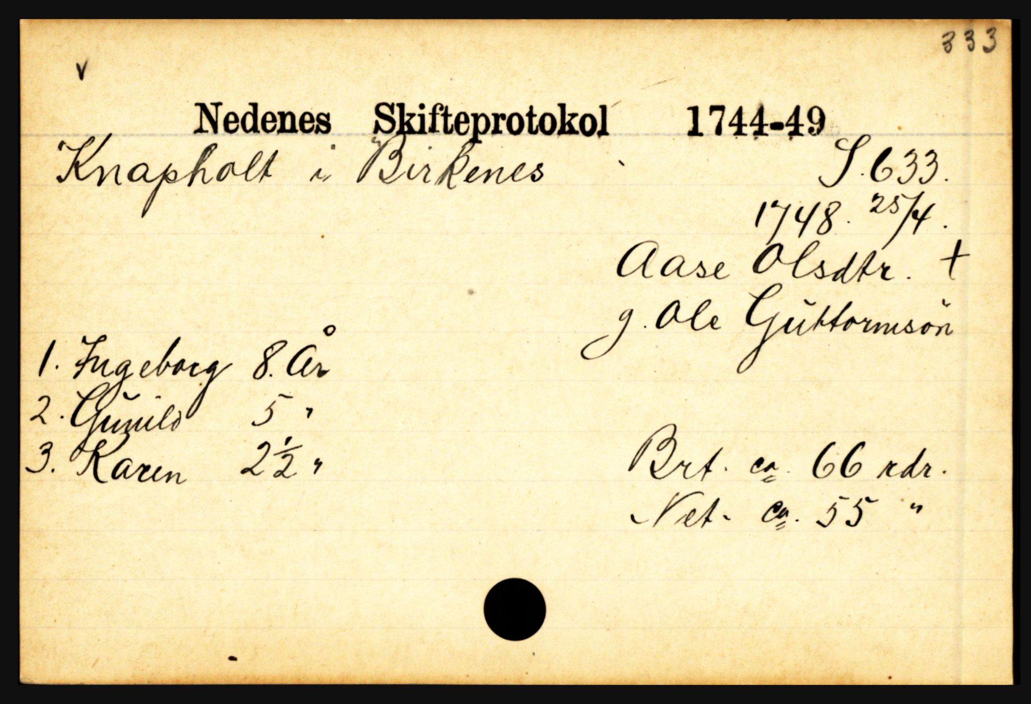 Nedenes sorenskriveri før 1824, AV/SAK-1221-0007/H, p. 15137