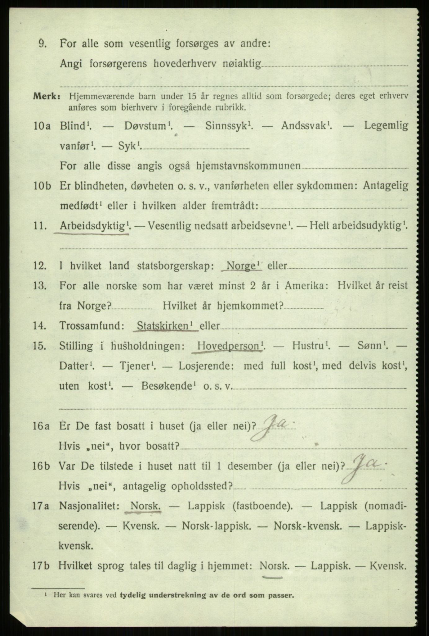 SATØ, 1920 census for Ibestad, 1920, p. 10838