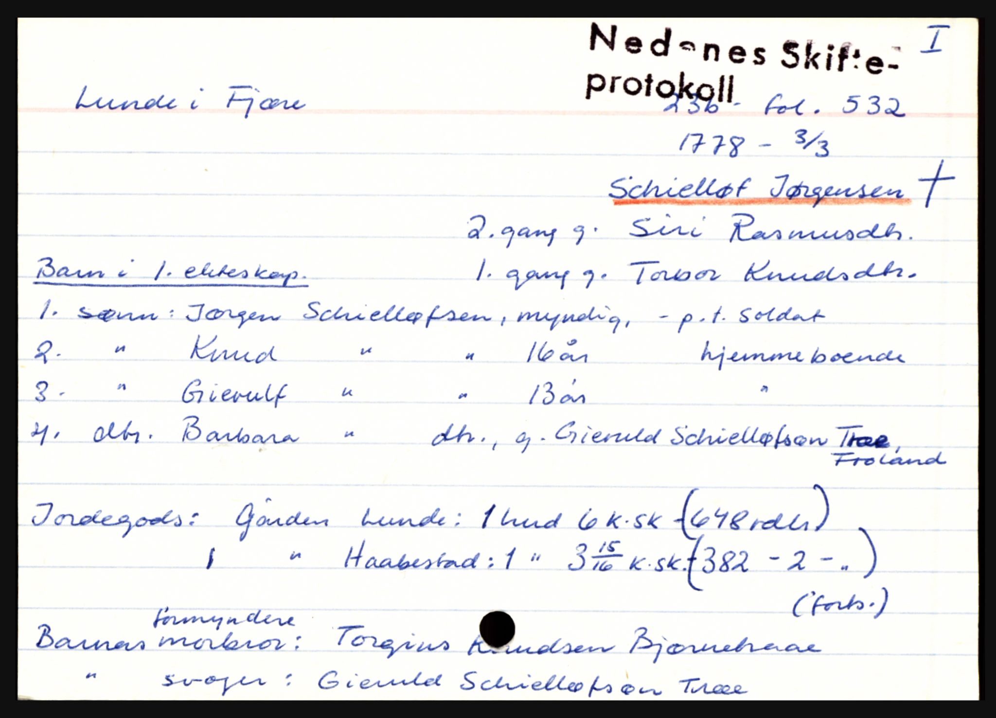 Nedenes sorenskriveri før 1824, AV/SAK-1221-0007/H, p. 18297